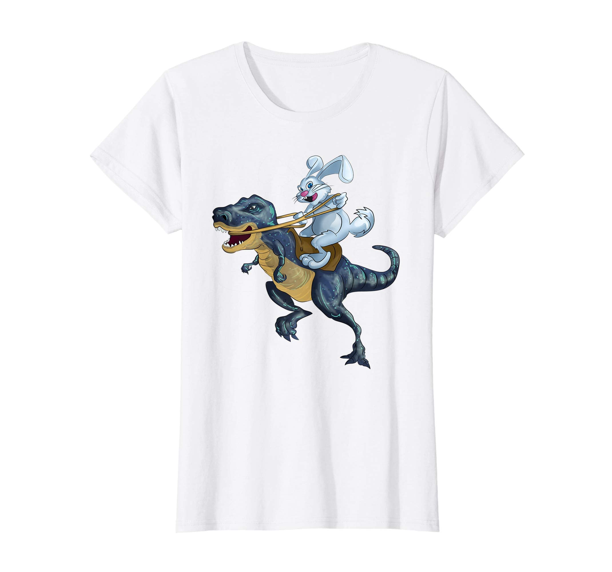 Bunny Rabbit Dinosaur T-Rex Roaring Cute Animal Easter Shirt