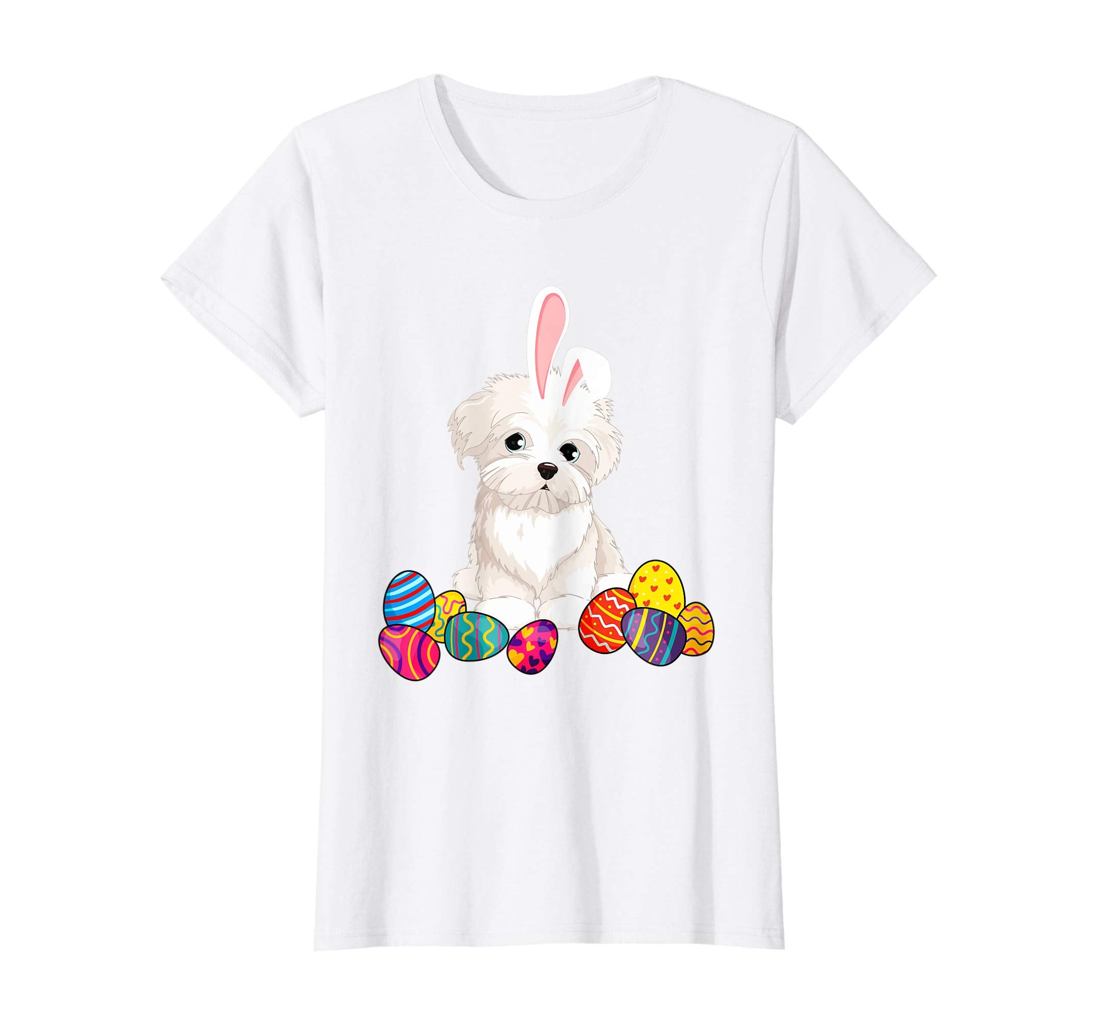 Maltese Bunny Ear With Egg Easter Easter Day Shirt