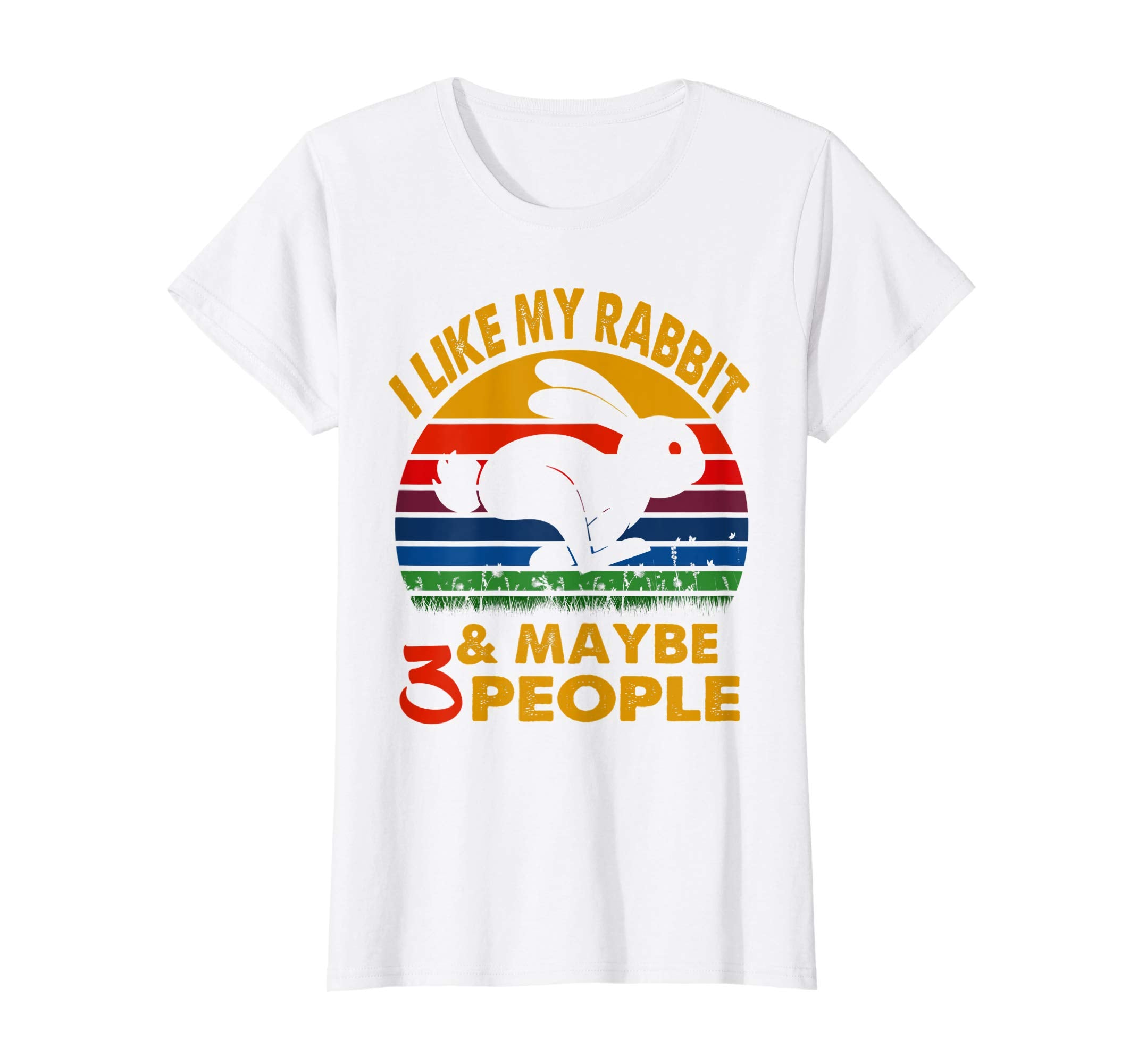 I like my rabbit &amp; maybe 3 people tshirt for Easter's day an