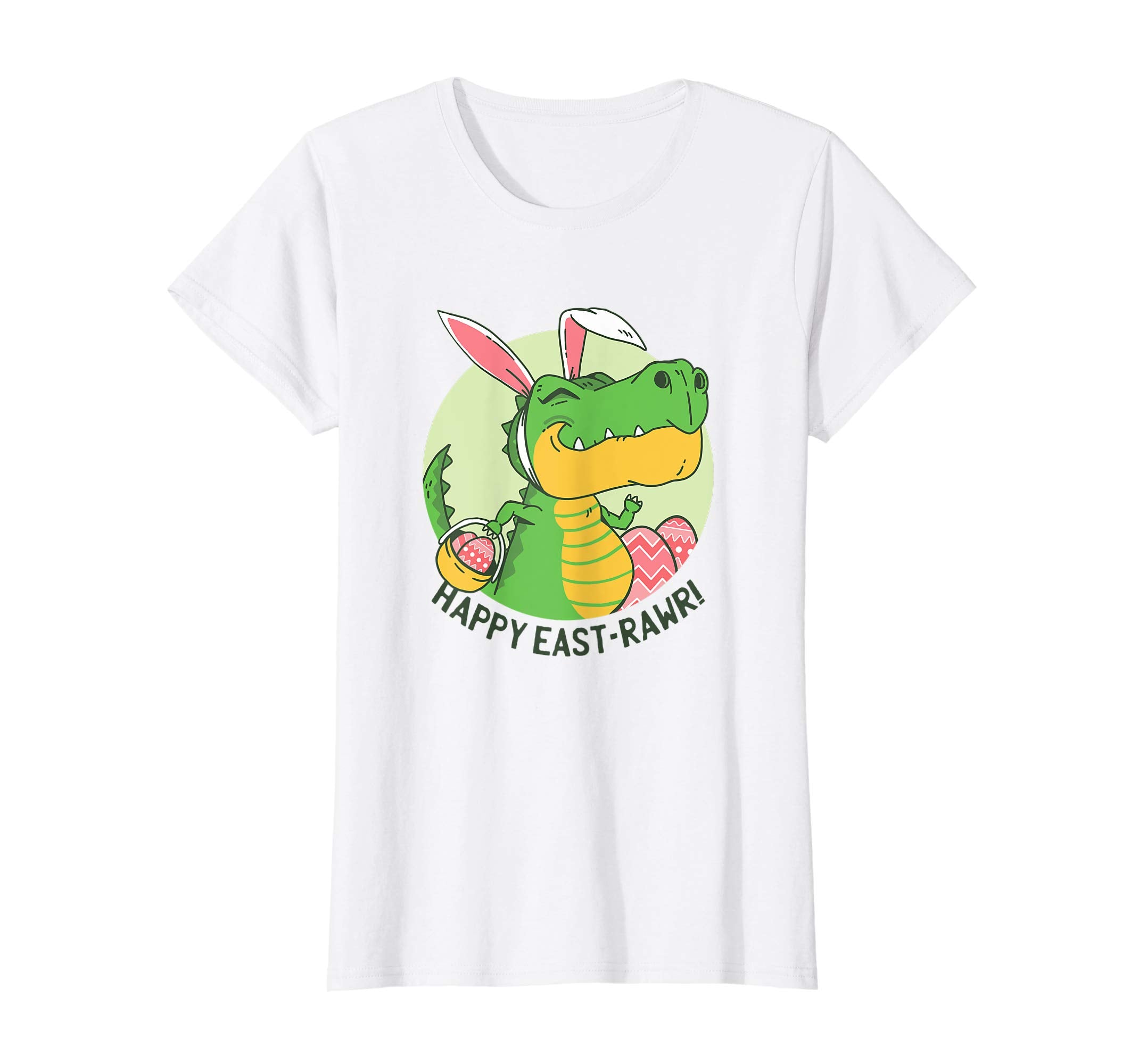 Happy Eastrawr Kid Trex Easter Bunny Costume T-Shirt