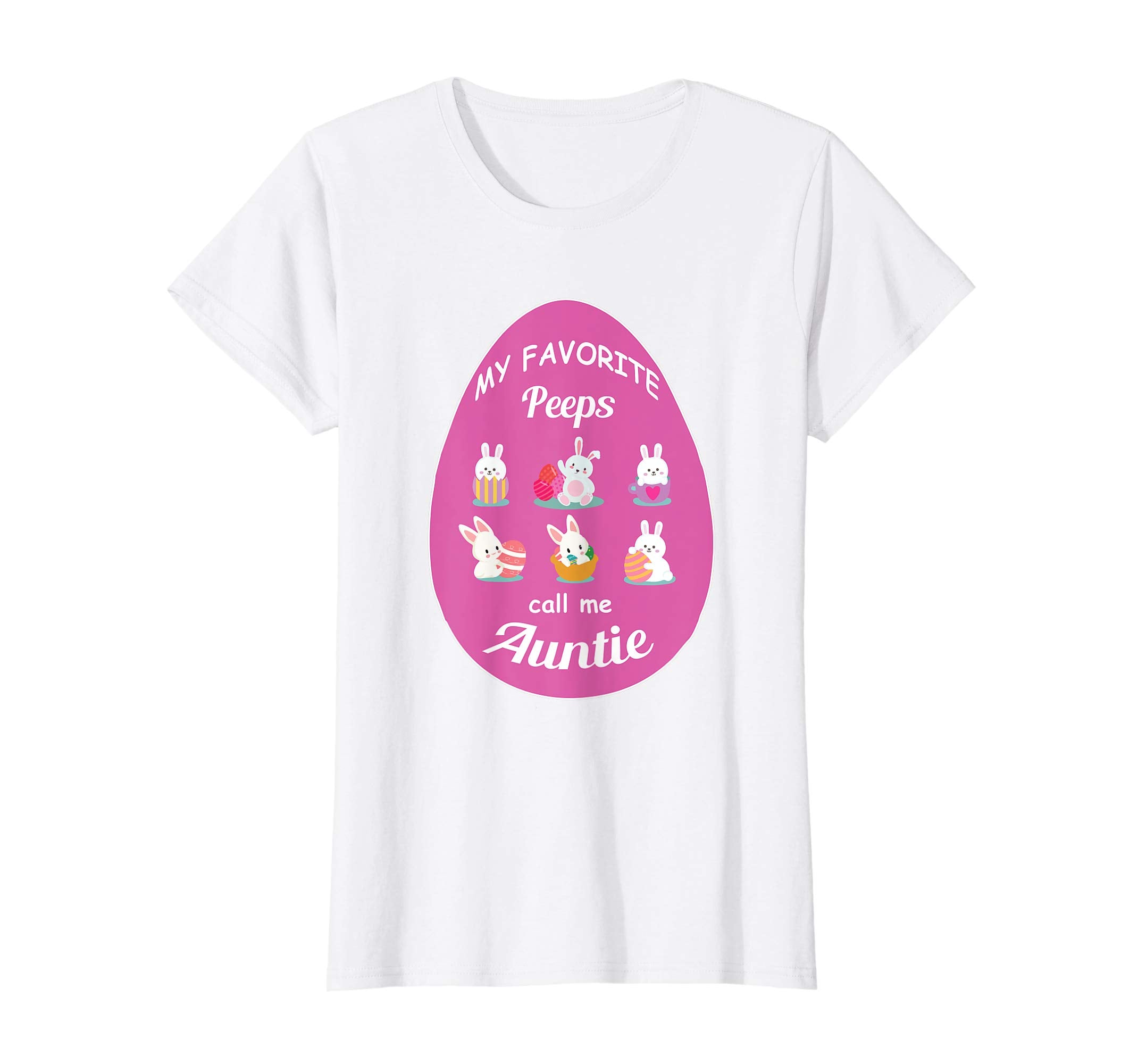 My my favorite people call me auntie easter eggs gift shirt