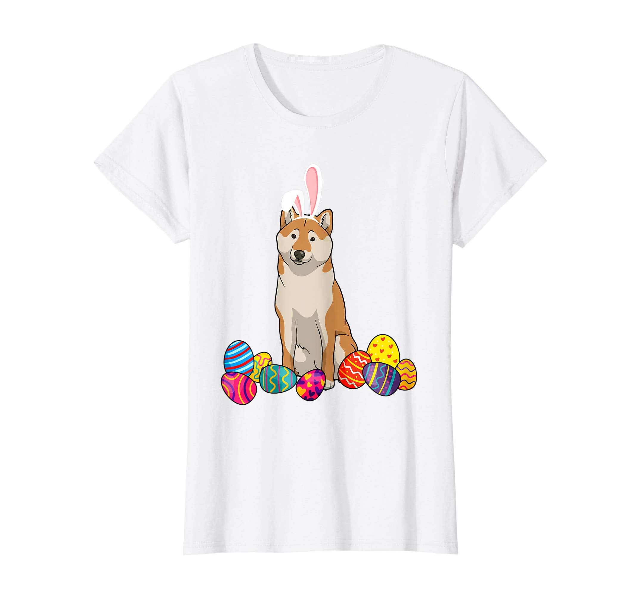 Shiba Bunny Ear With Egg Easter Easter Day Shirt