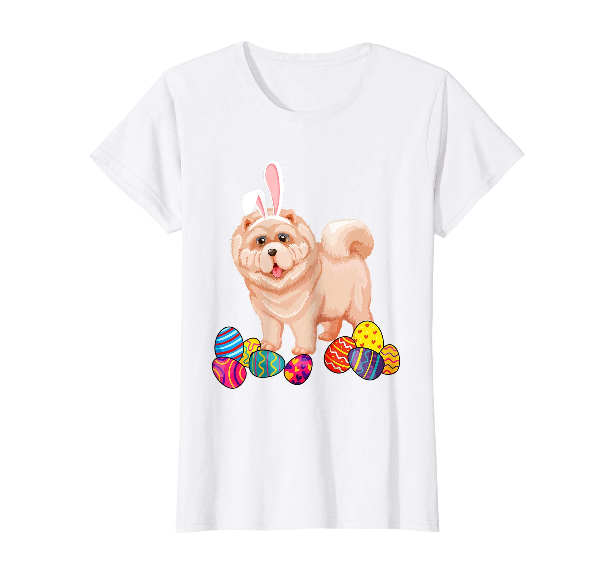 Chow Chow Bunny Ear With Egg Easter Easter Day Shirt