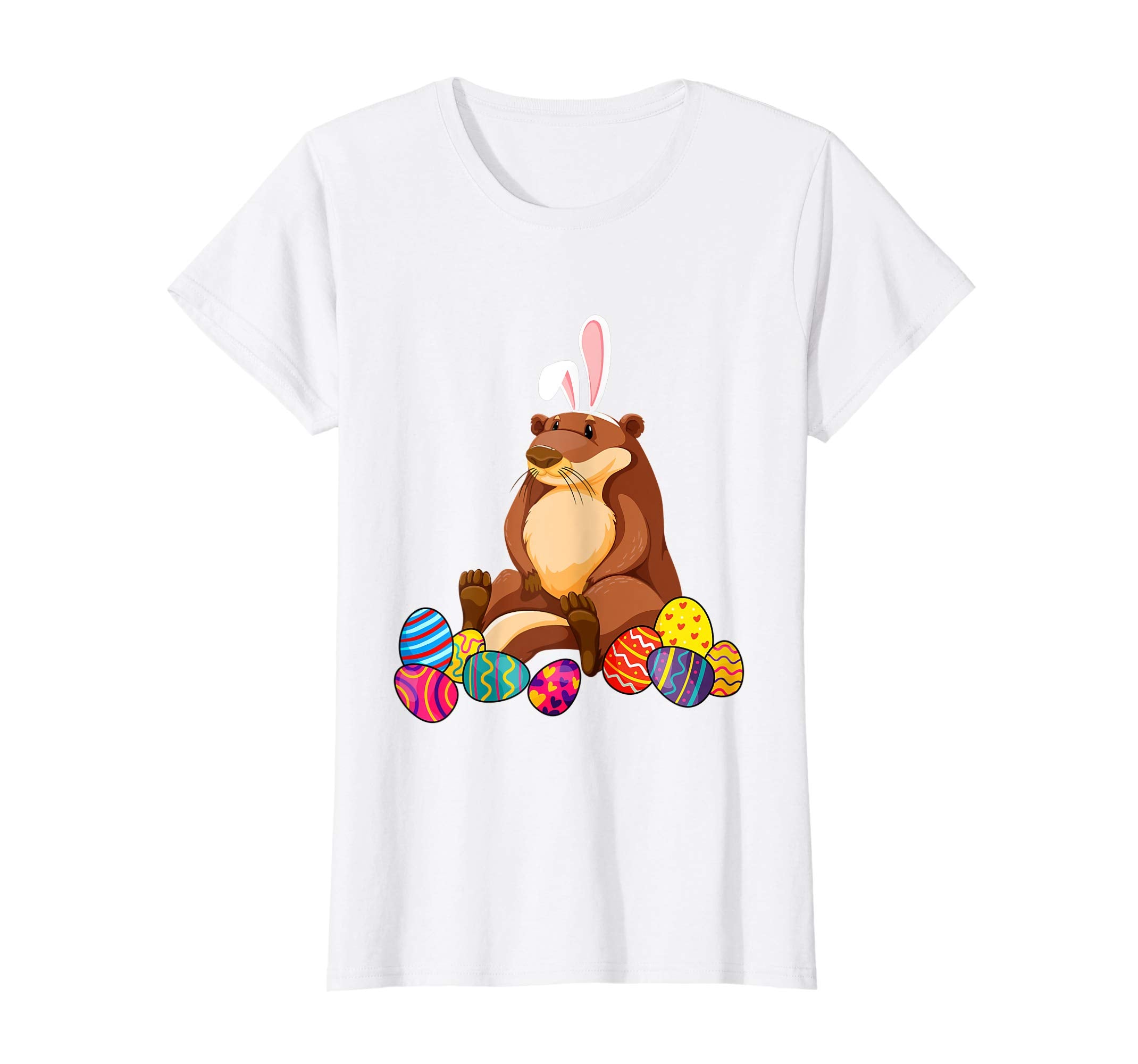 Otter Bunny Ear With Egg Easter Easter Day Shirt