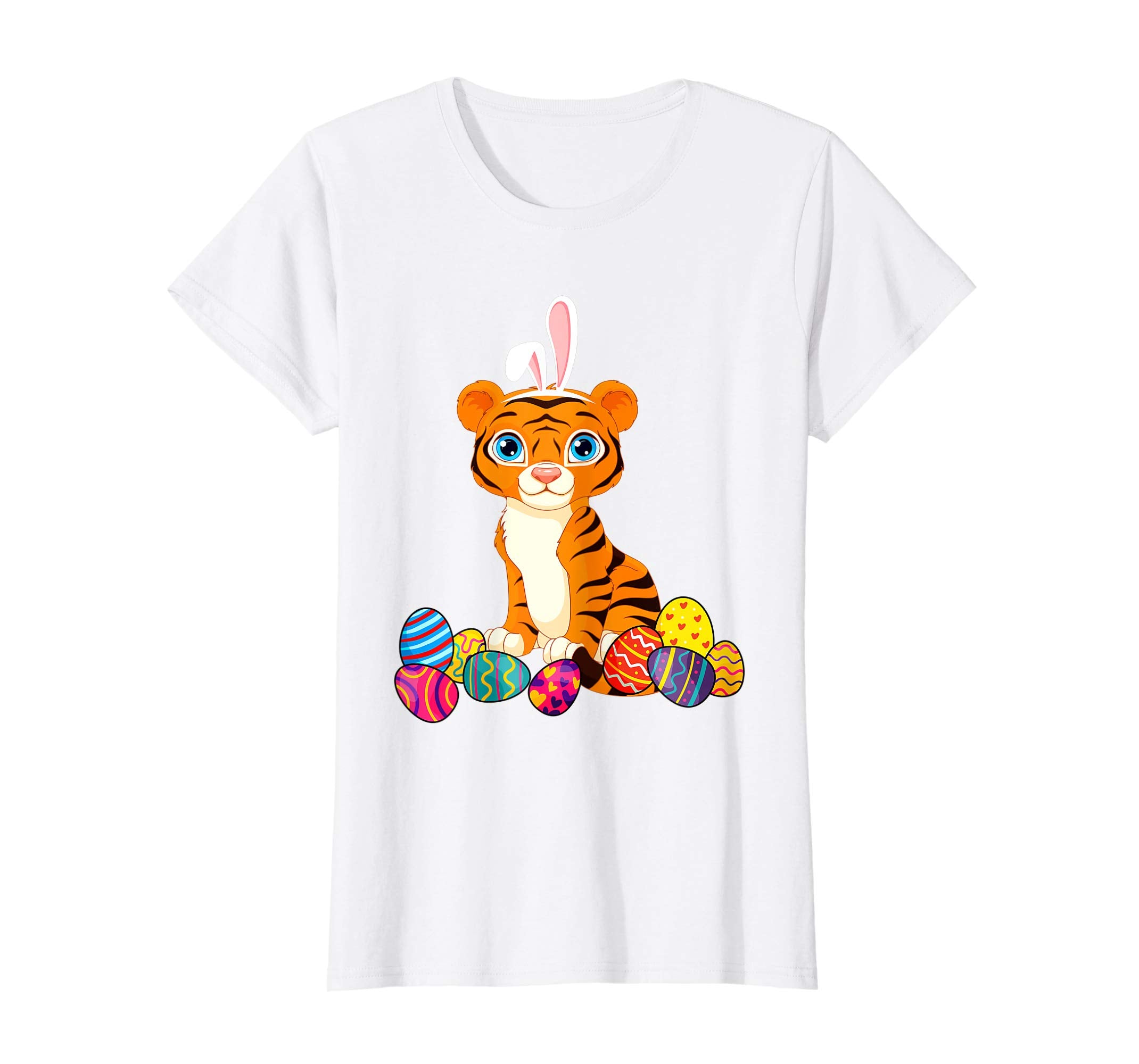 Tiger Bunny Ear With Egg Easter Easter Day Shirt