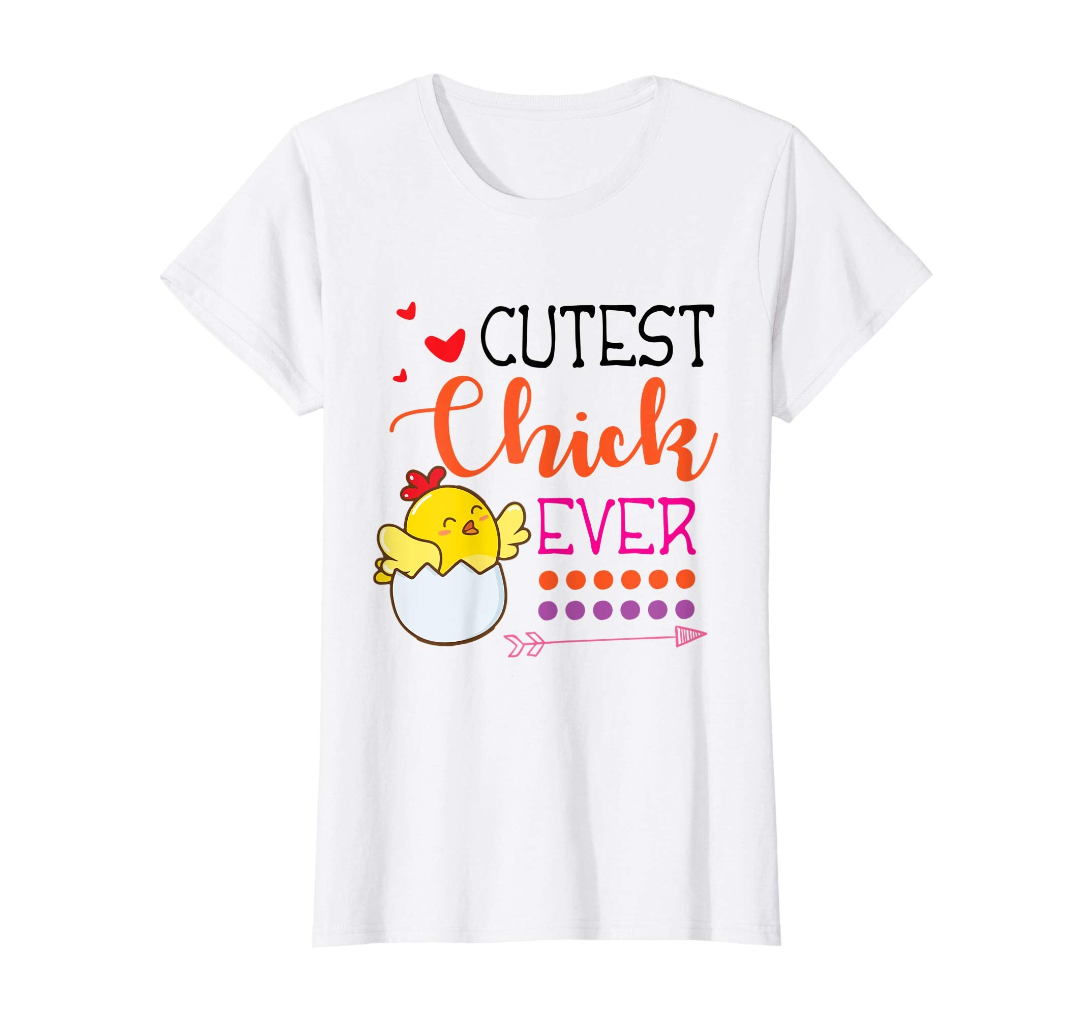 Hearts Arrow Cutest Chick Ever Happy Easter Day Lover Shirt