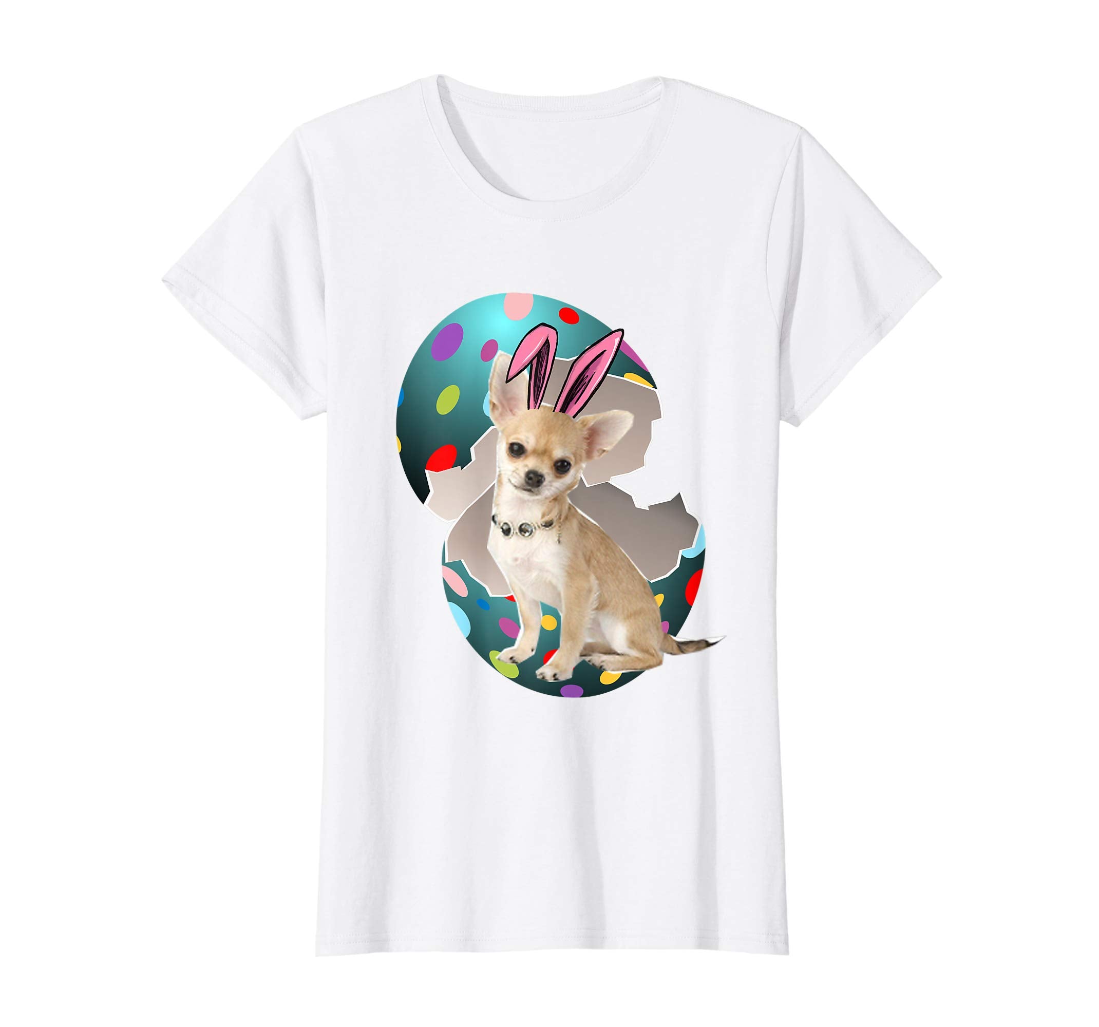 Chihuahua Dad Mom Easter Day Gift T shirt