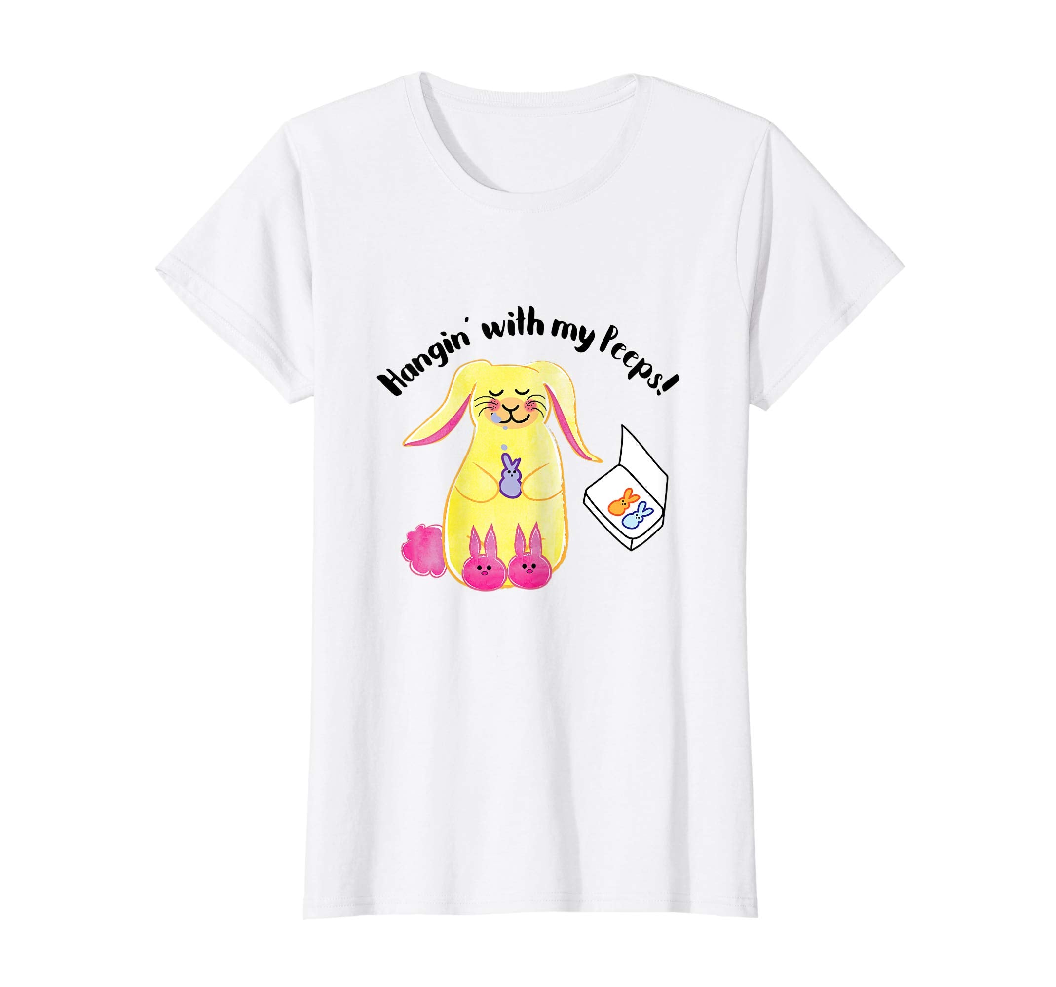 Hangin' With My Peeps Easter Shirt Fun Festive Tee