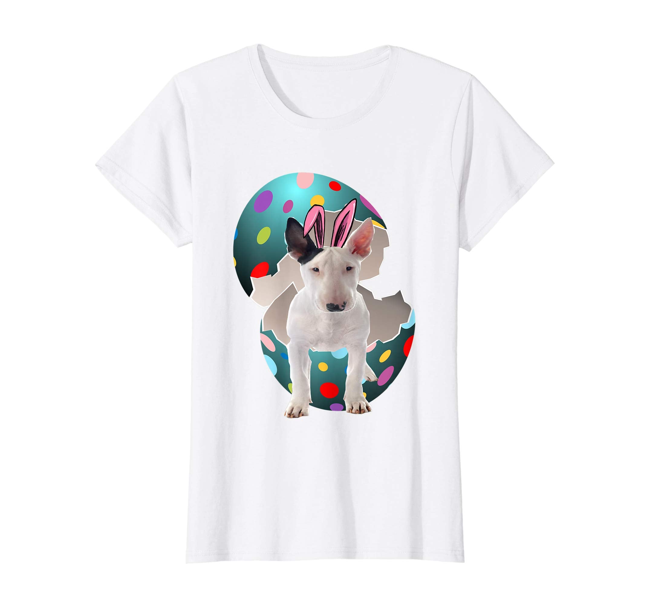 Bull Terrier Dad Mom Easter Day Gift T shirt