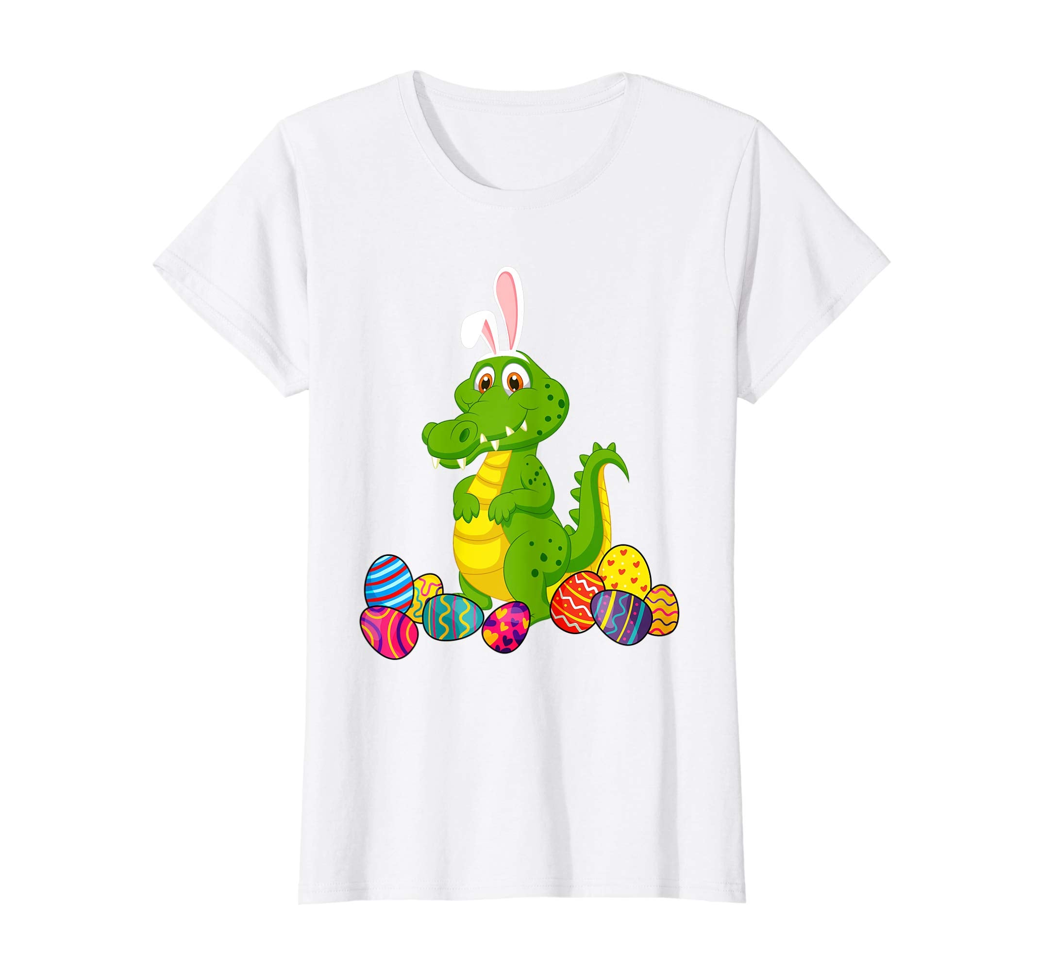 Crocodile Bunny Ear With Egg Easter Easter Day Shirt