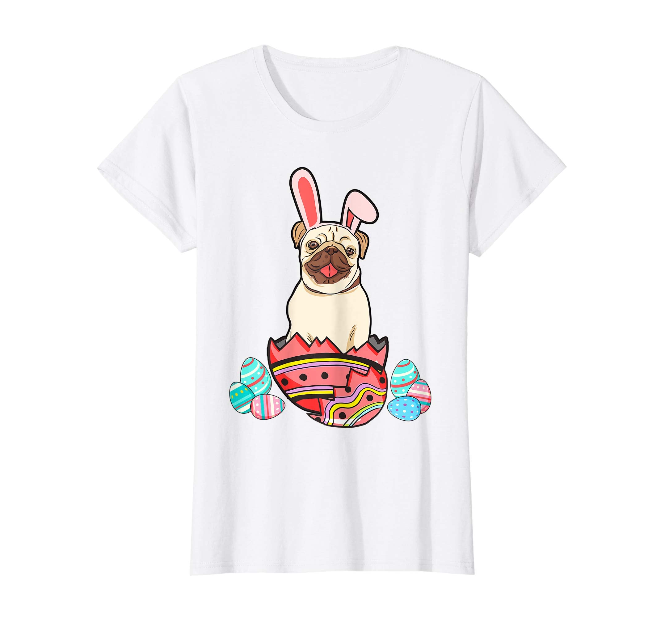 Pugs Bunny Funny Easter Pug Shirt, Men, Women, Kids Funny