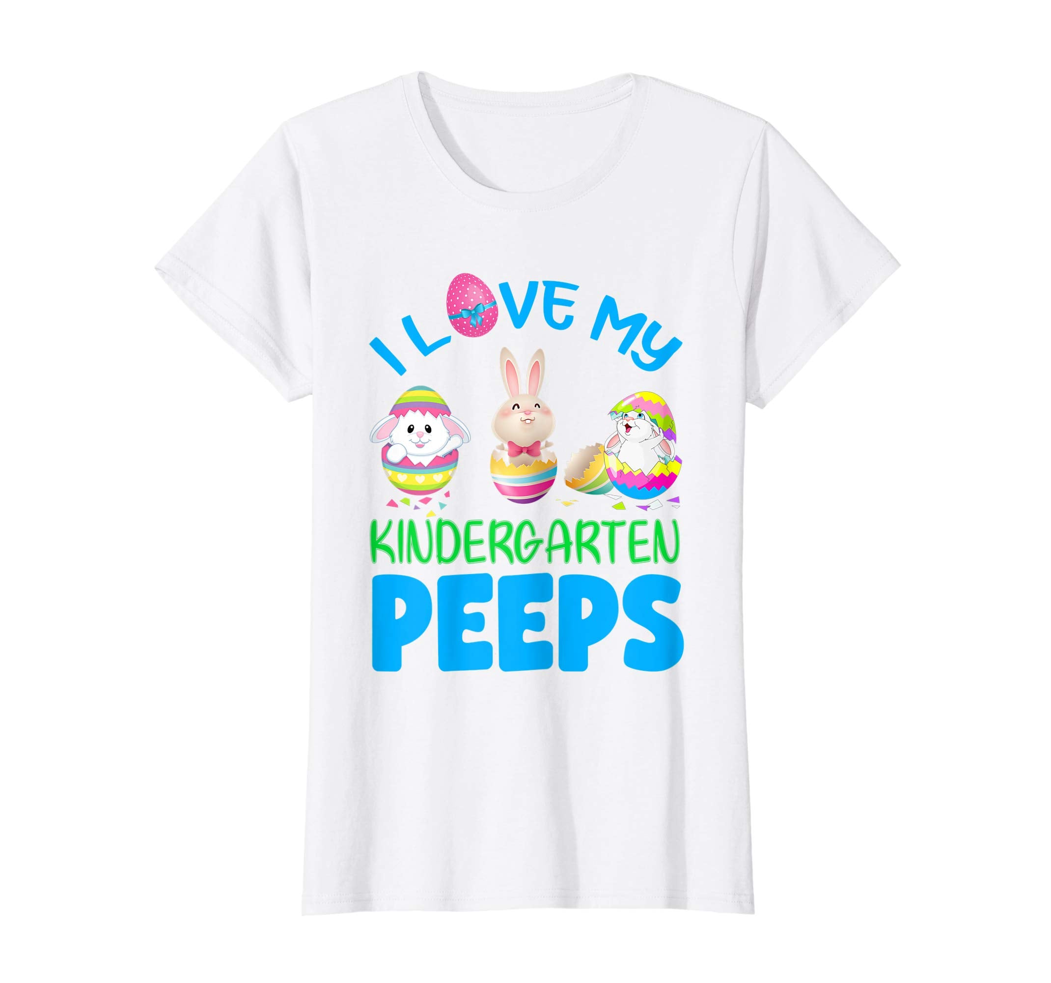 I Love My Kindergarten Peeps Happy Easter Teacher T Shirt