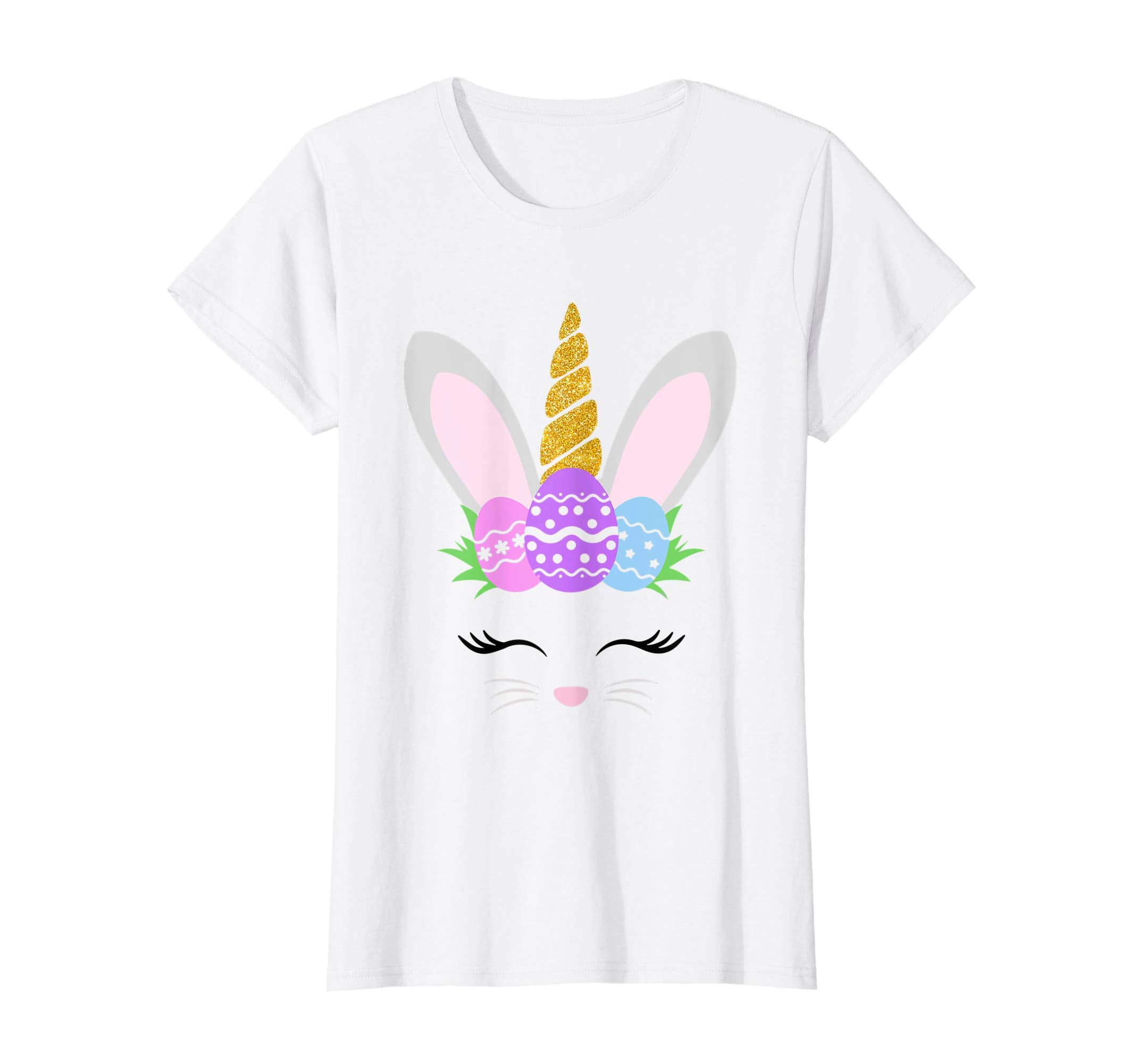 Unicorn Easter T-Shirt, Girl Easter Bunny bunnicorn gifts