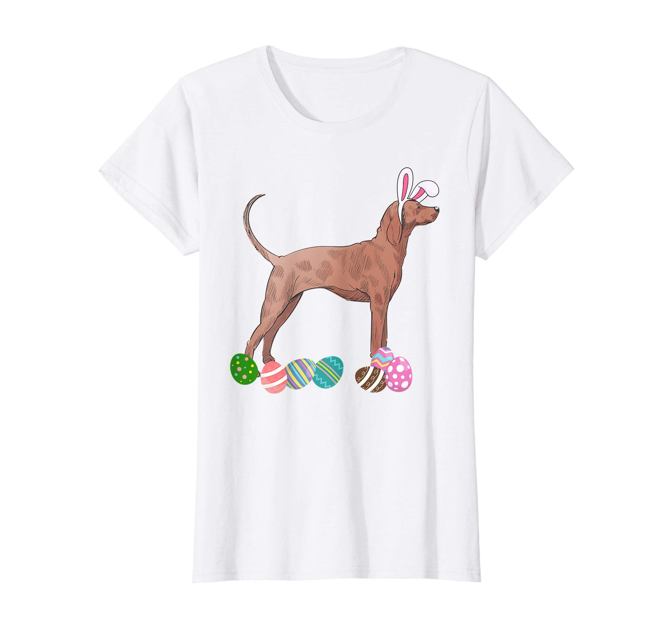 Greyhound Dressed As Easter Bunny With Rabbit Ears T-Shirt