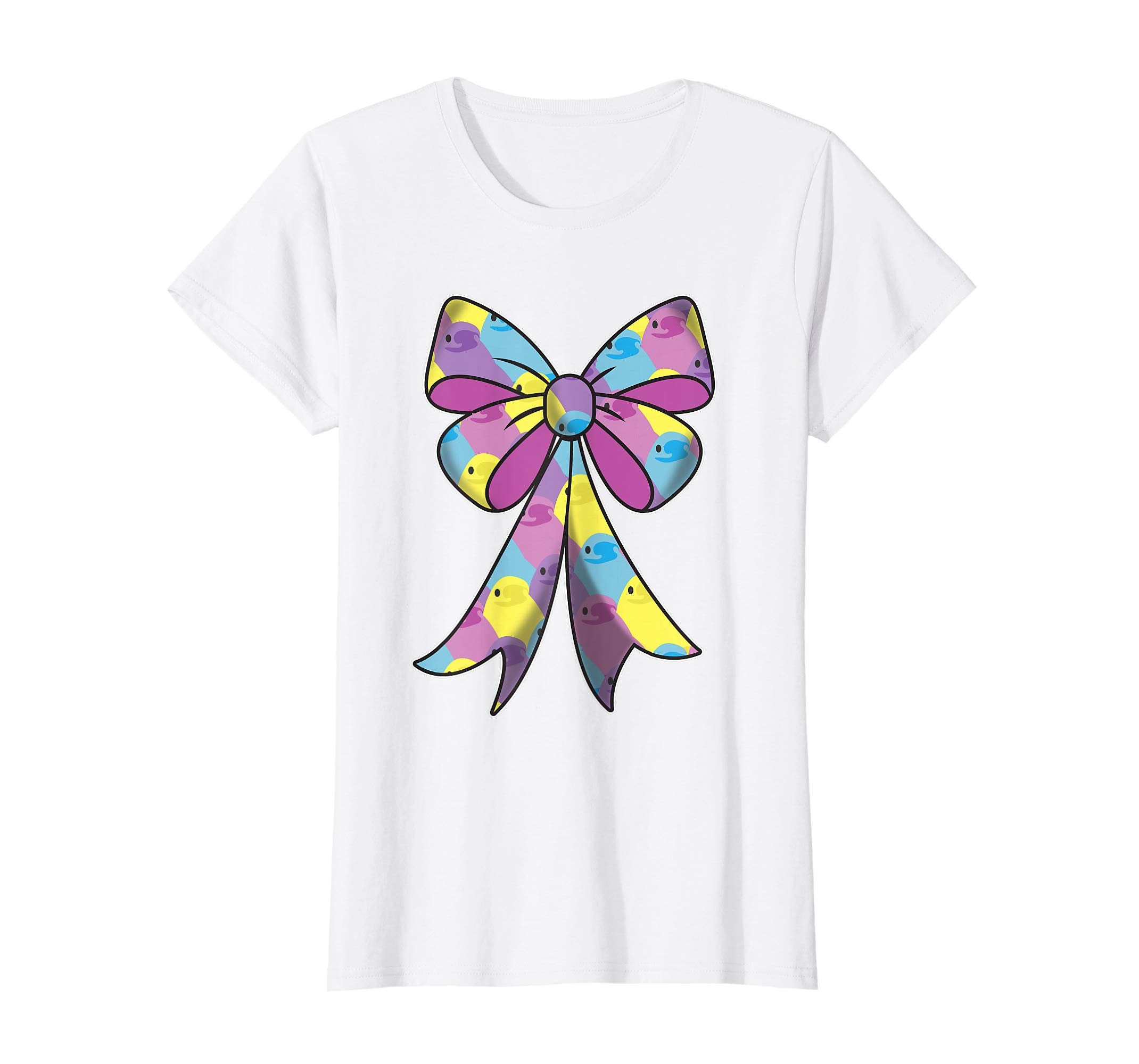 Cute Easter Peeps shirt for Girls Bow t-shirt Egg Hunt Tee