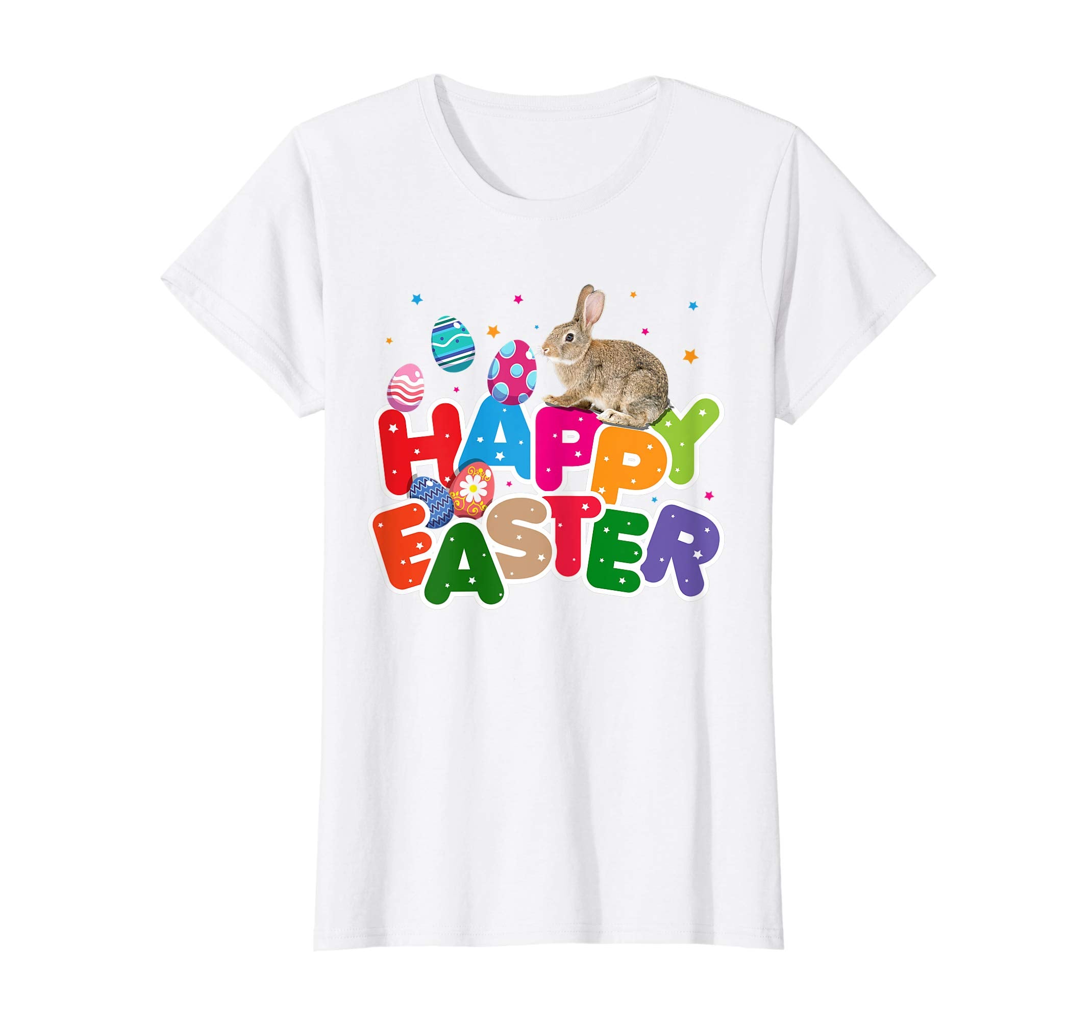 Cute Bunny Happy Easter Shirt - Easter Eggs Kids Gift