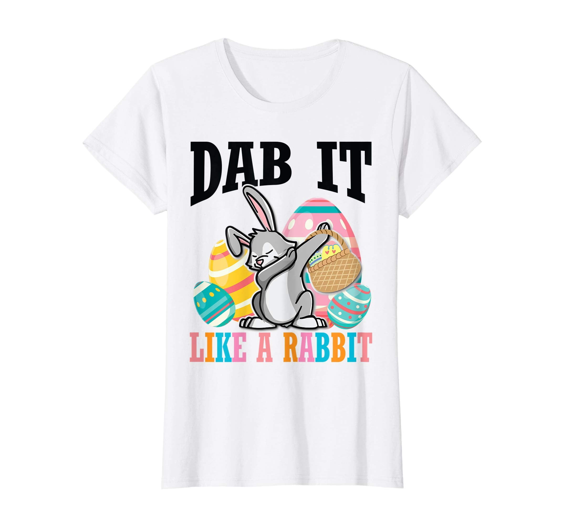 Bunny Rabbit Dabbing Easter Eggs Shirt Dab It Like A Rabbit