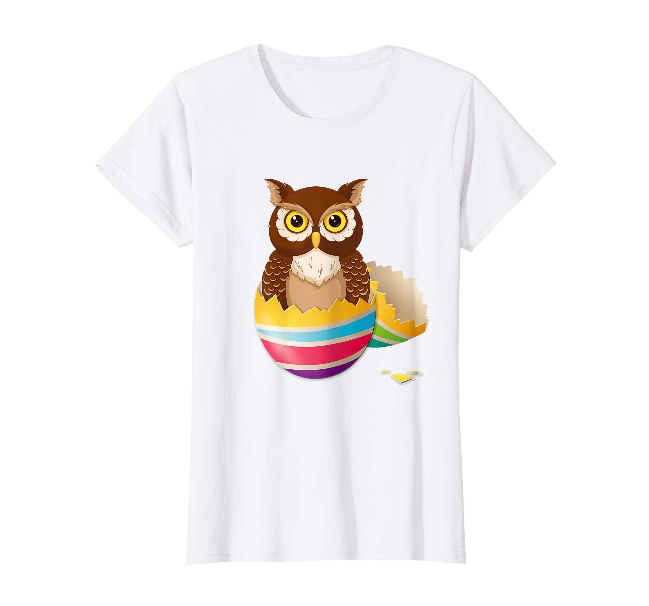 Baby Owl Hatching From Easter Egg Easter Day Shirt
