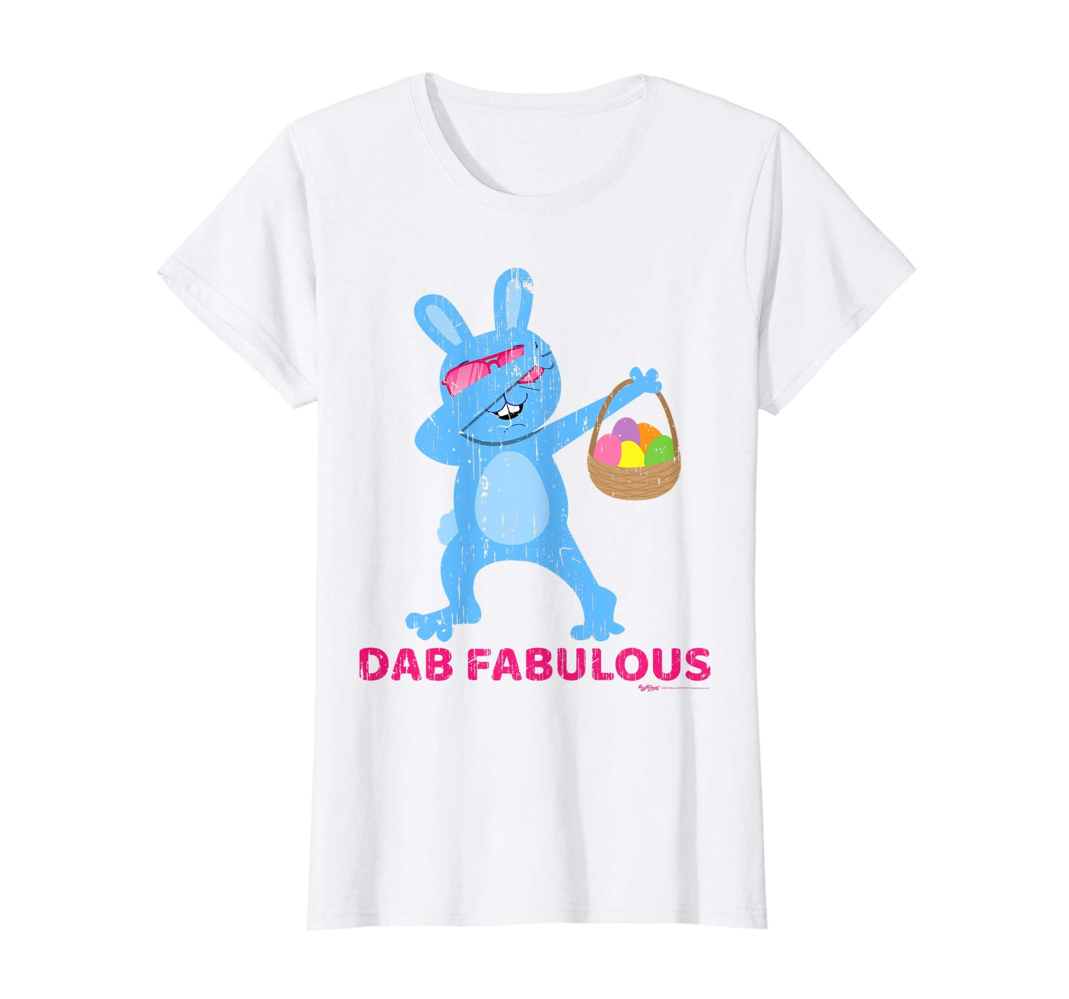 Vintage Dab Fabulous Easter Bunny Dance T Shirt