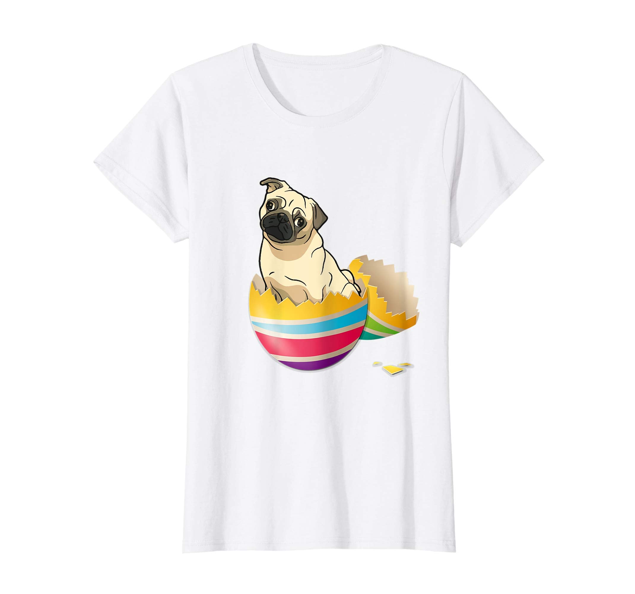 Pug Hatching From Easter Egg Easter Day Shirt