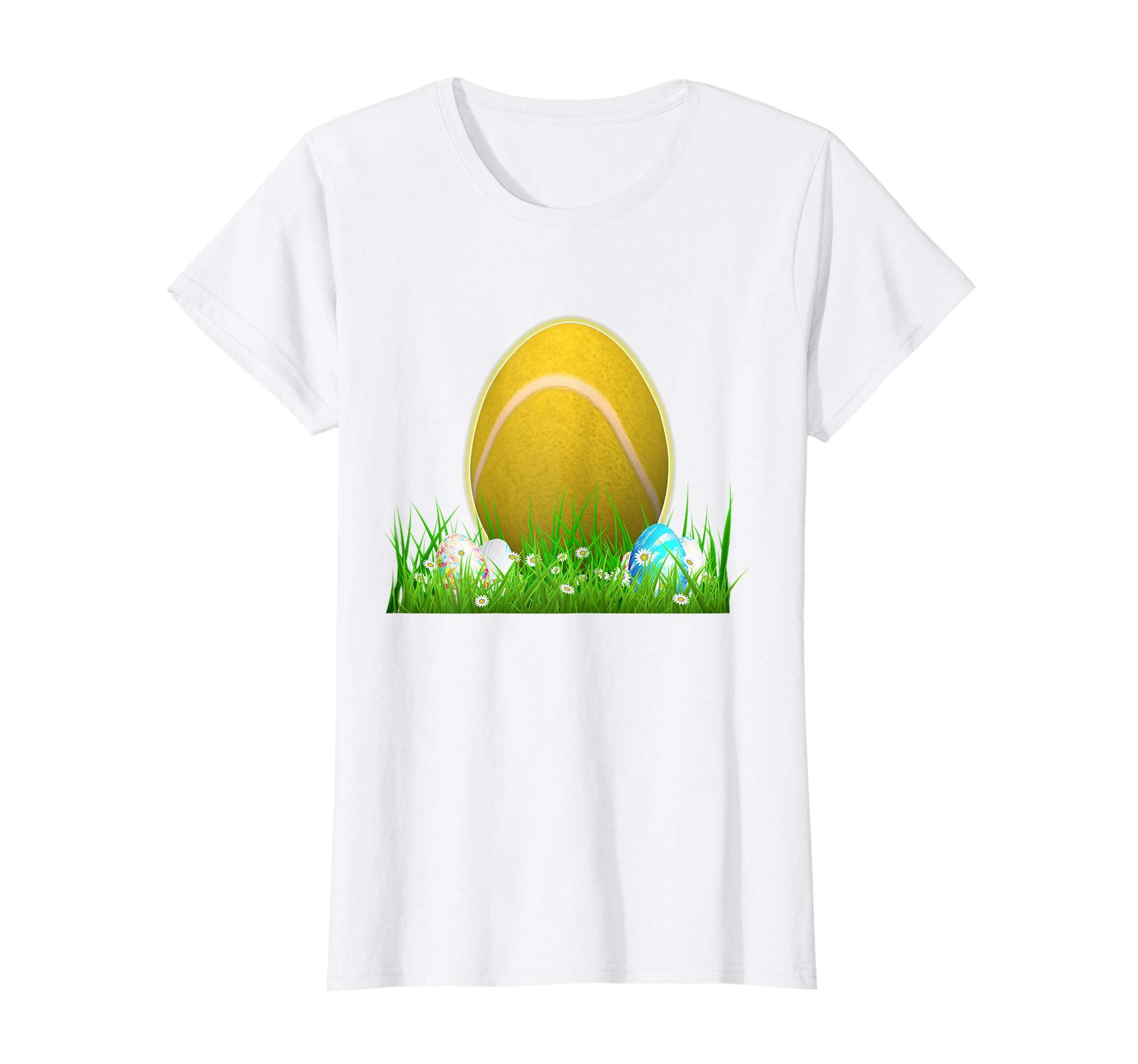 Tennis Egg Easter Cute Jesus Christian T-shirt