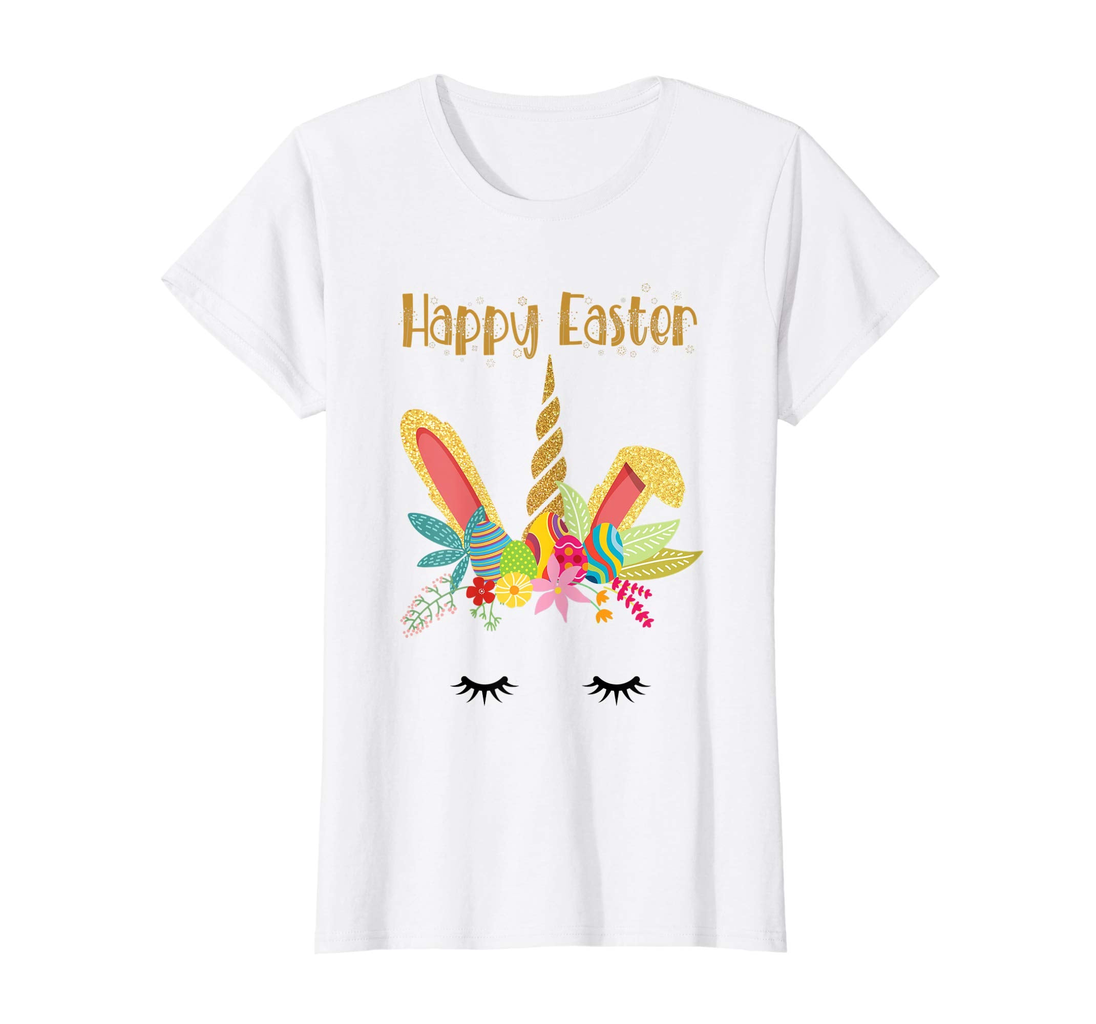 Bunny Unicorn Face Easter Shirts Easter Eggs Gift Birthday