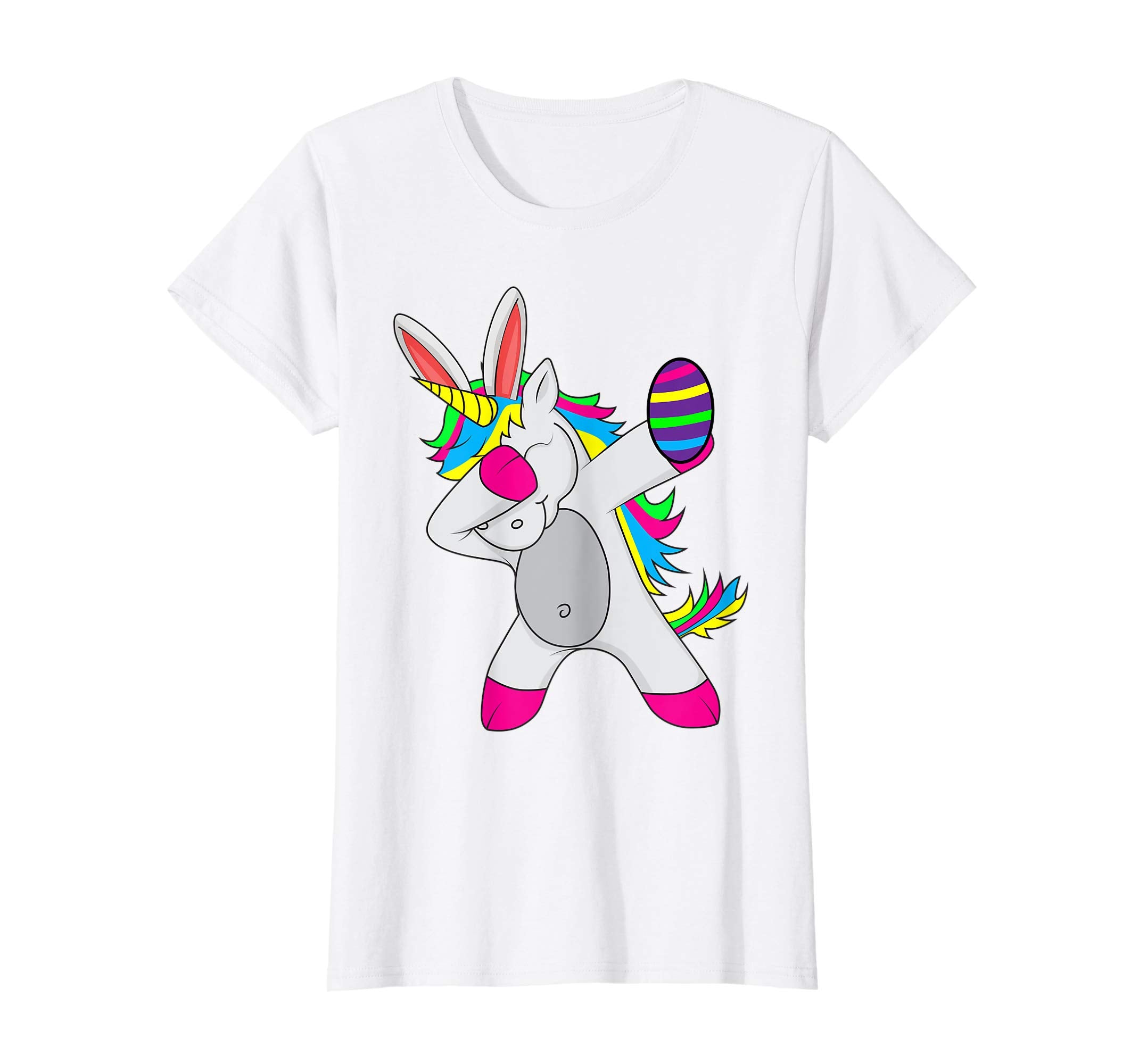 Funny Dainty Dabbing Easter Unicorn Bunny Shirt Gift