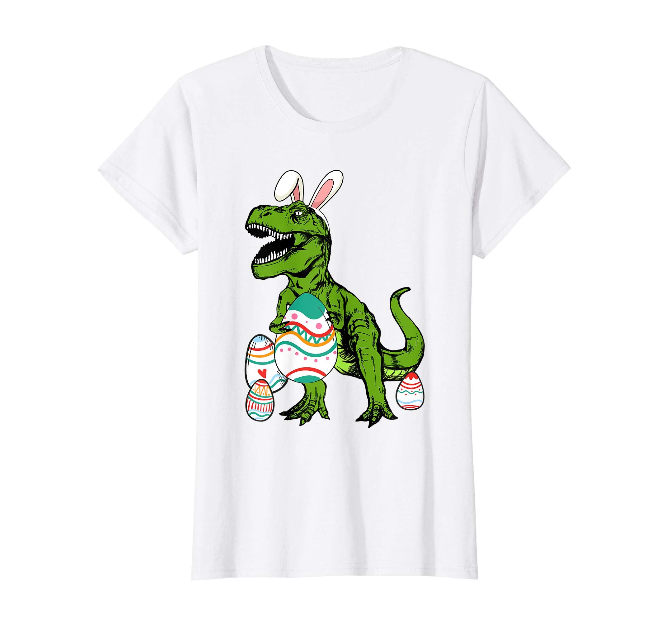 Funny Dinosaur Easter Egg Hunter Eggcellent Shirt Kids Boys