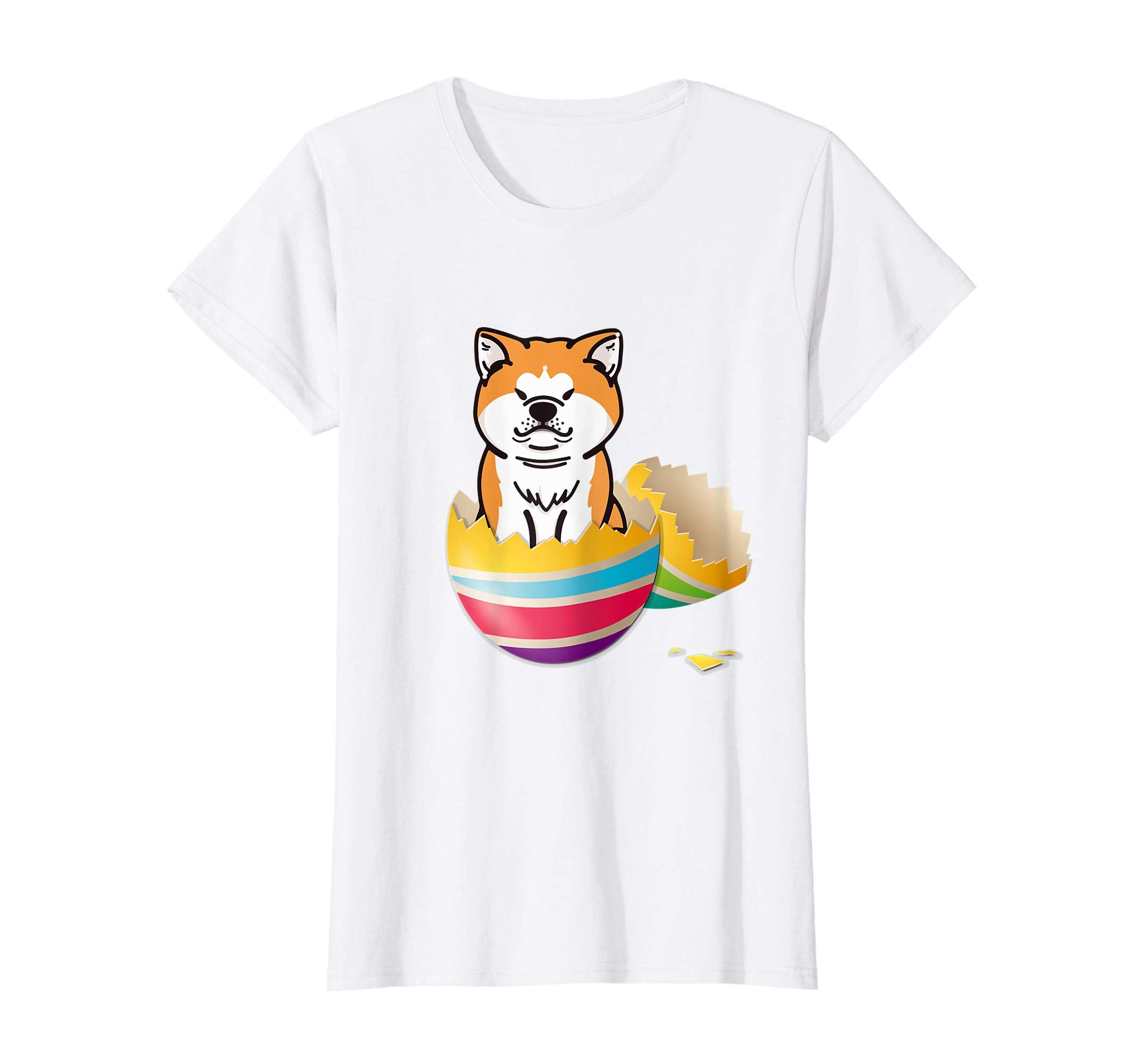 Akita Hatching From Easter Egg Easter Day Shirt