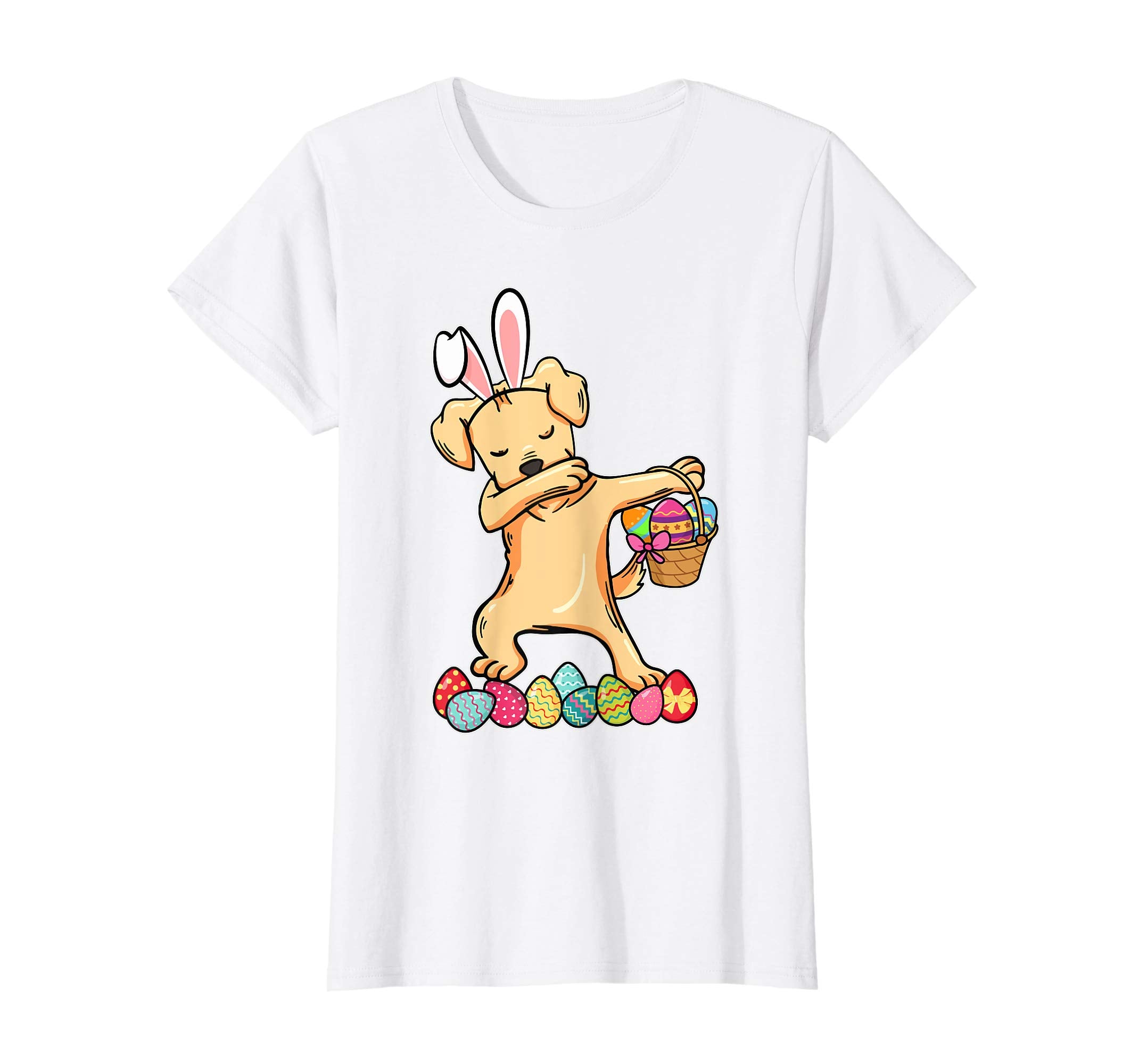 Labrador Retriever Dab Dabbing Easter Bunny Egg Basket Shirt