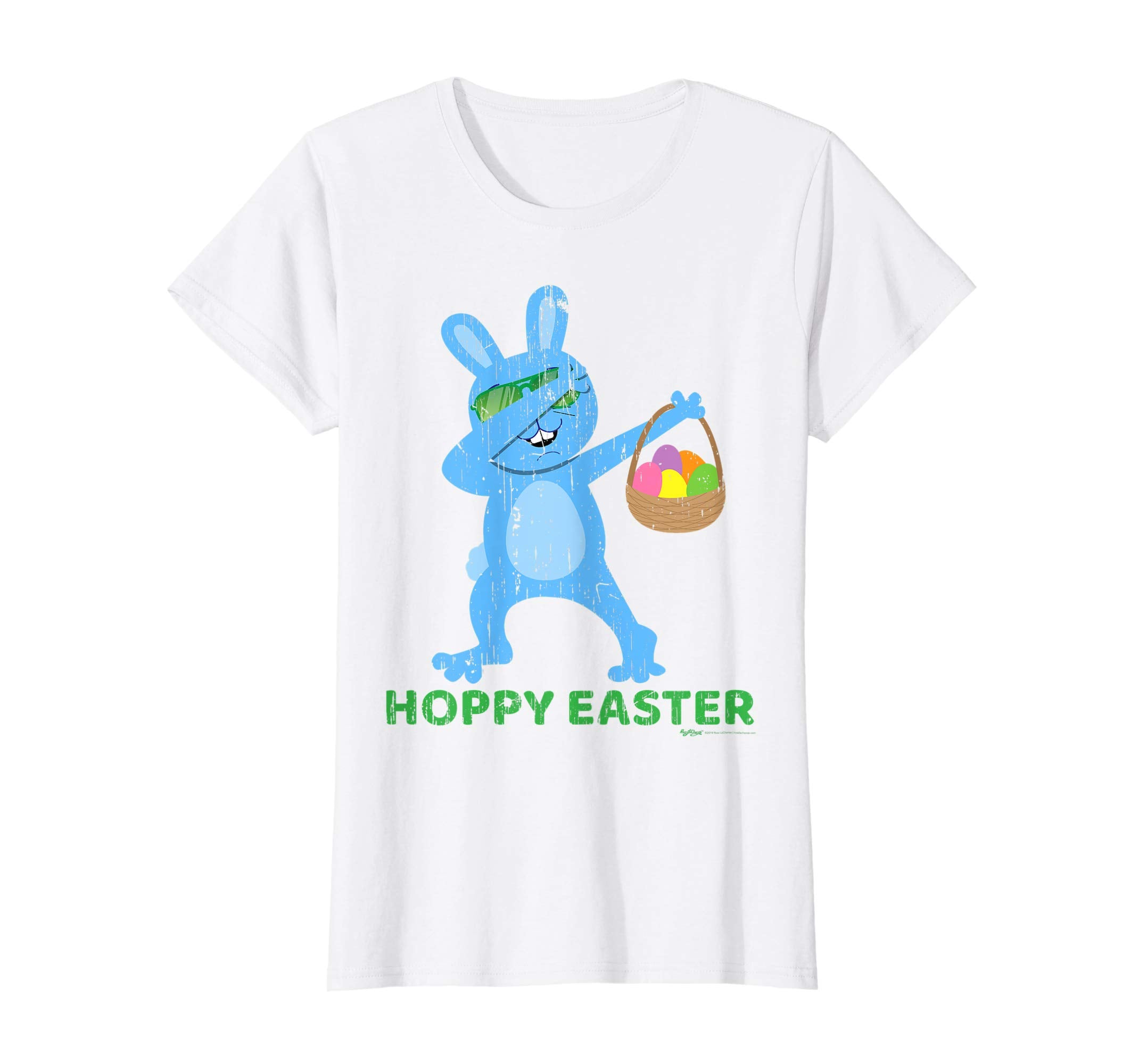 Vintage Hoppy Easter Bunny Dab Dance T Shirt