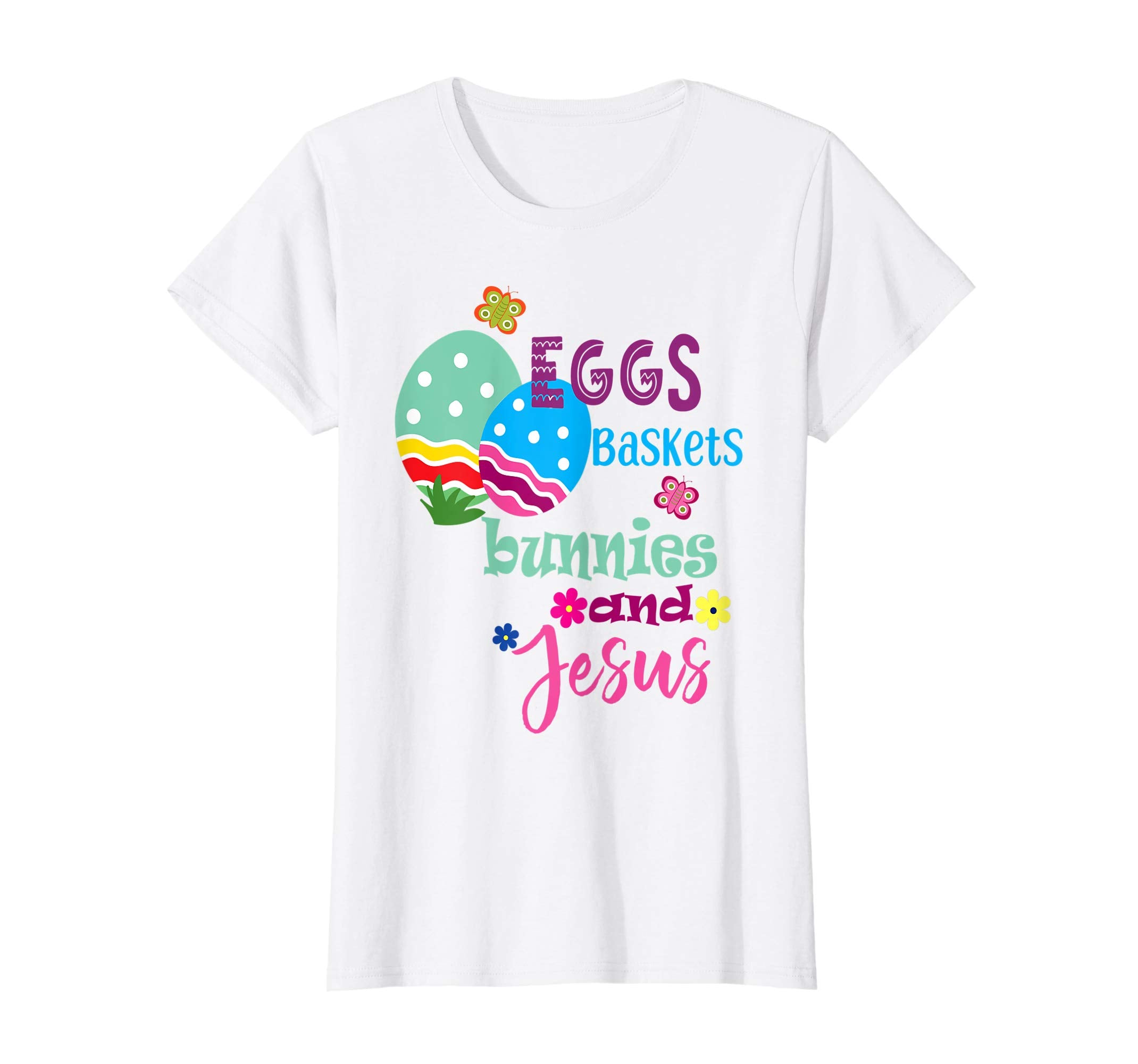 Funny Easter Baskets bunnies and Jesus Gift Tshirt