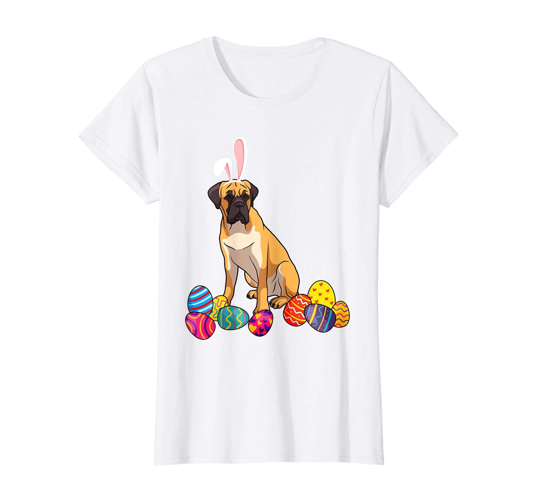 Mastiff Bunny Ear With Egg Easter Easter Day Shirt