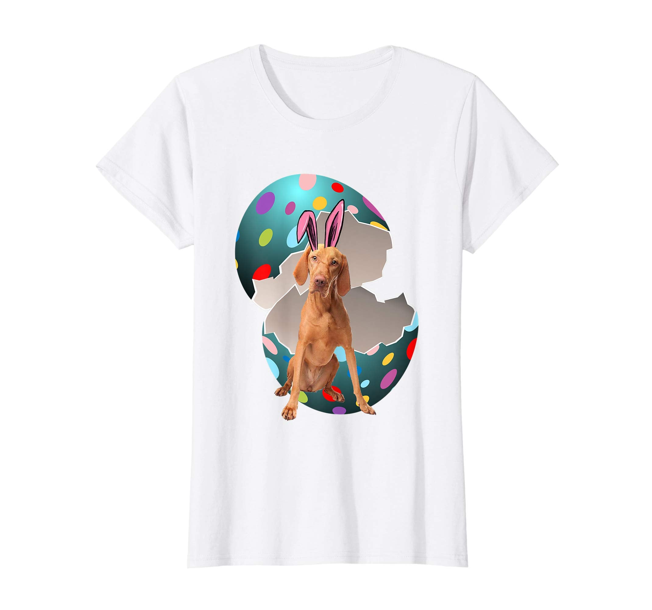Vizsla Dad Mom Easter Day Gift T shirt