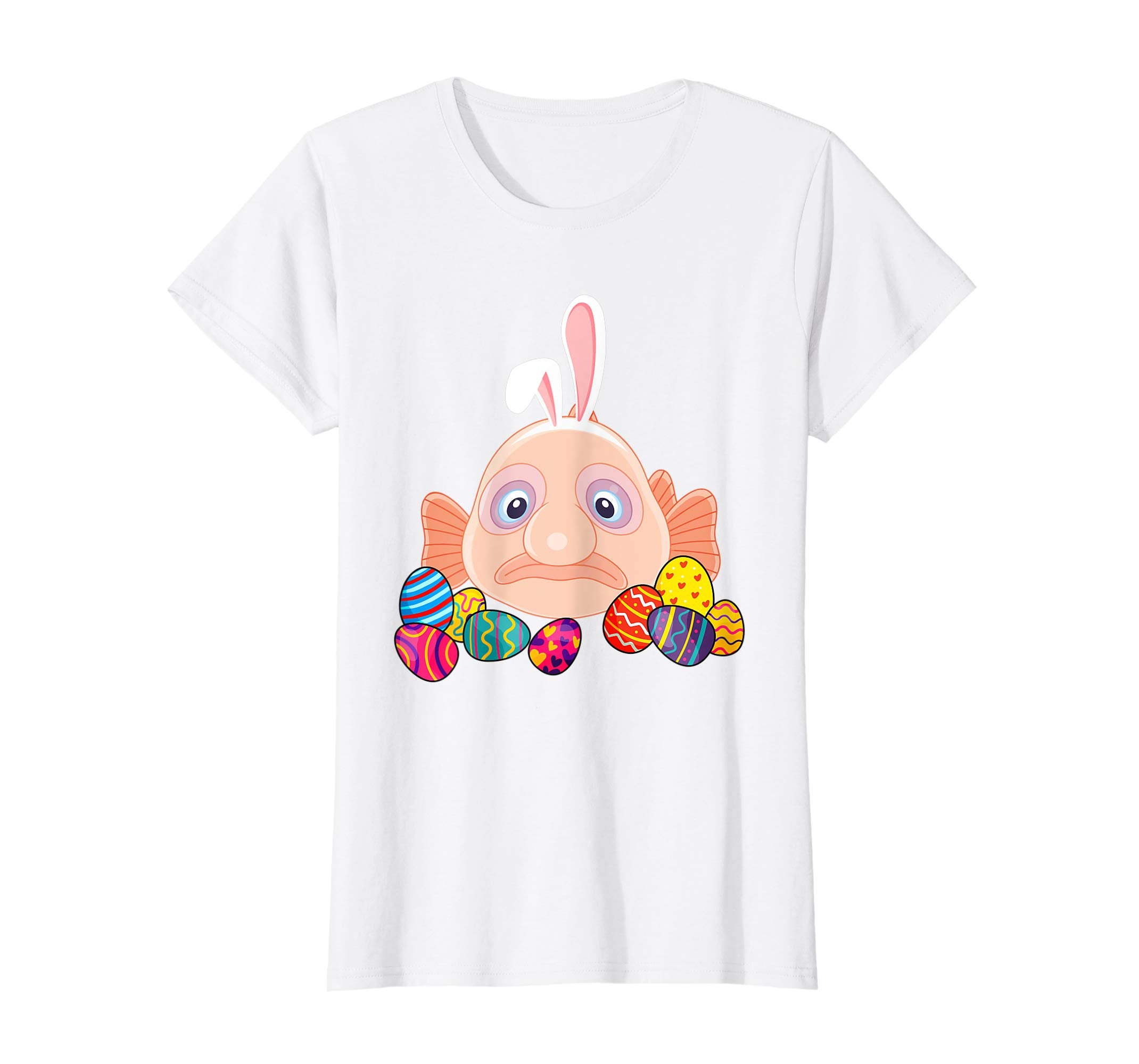 Blob Fish Bunny Ear With Egg Easter Easter Day Shirt