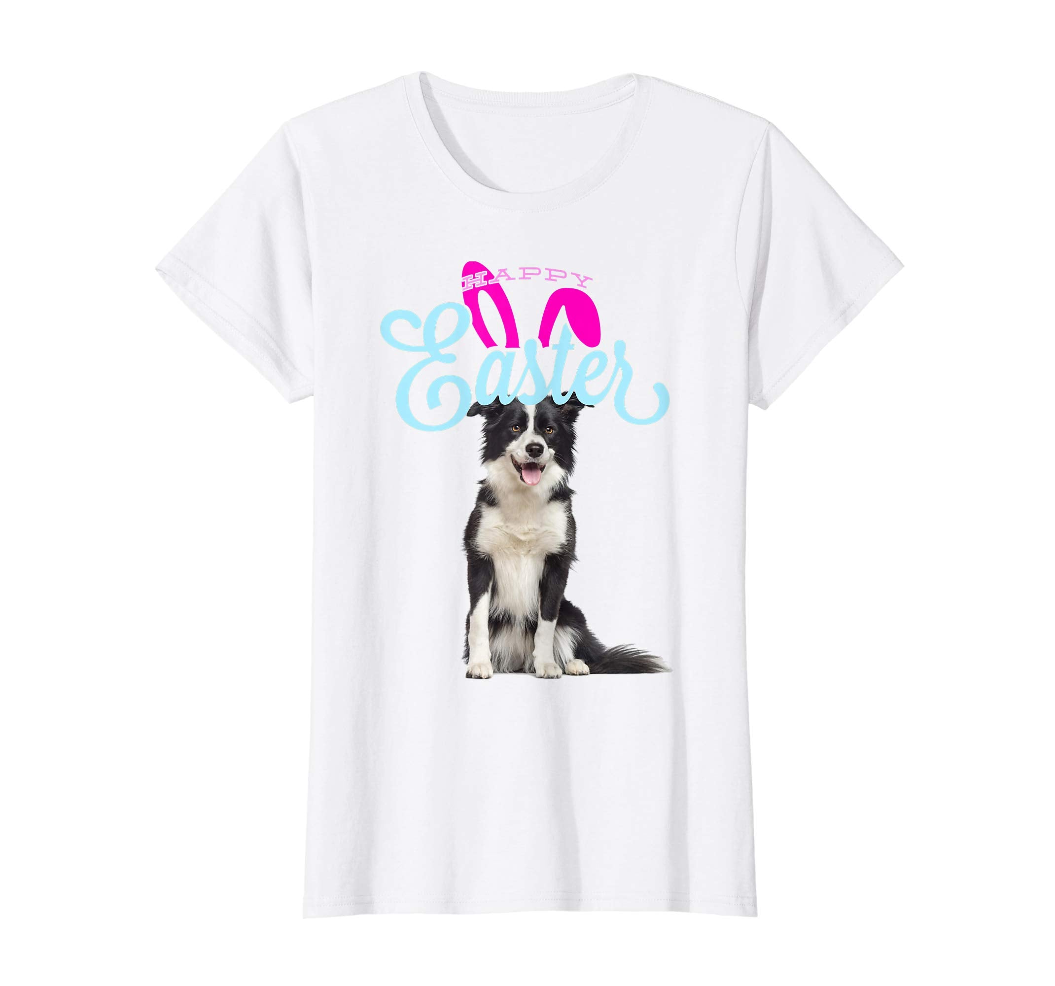 Easter Bunny Border Collie Tshirt Dog Men Women Gift