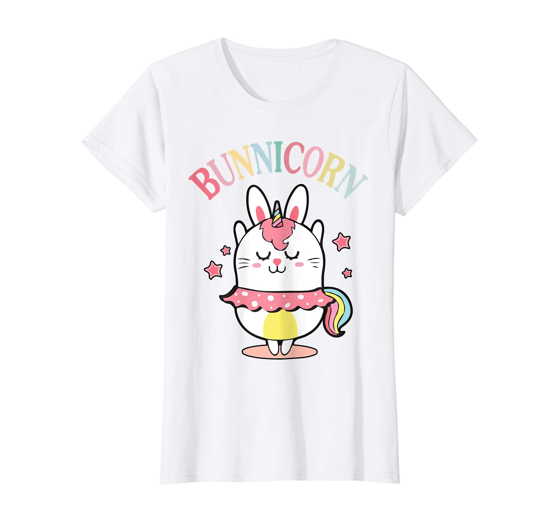 Cute Bunny Unicorn Face Happy Easter Day Shirt Bunnicorn