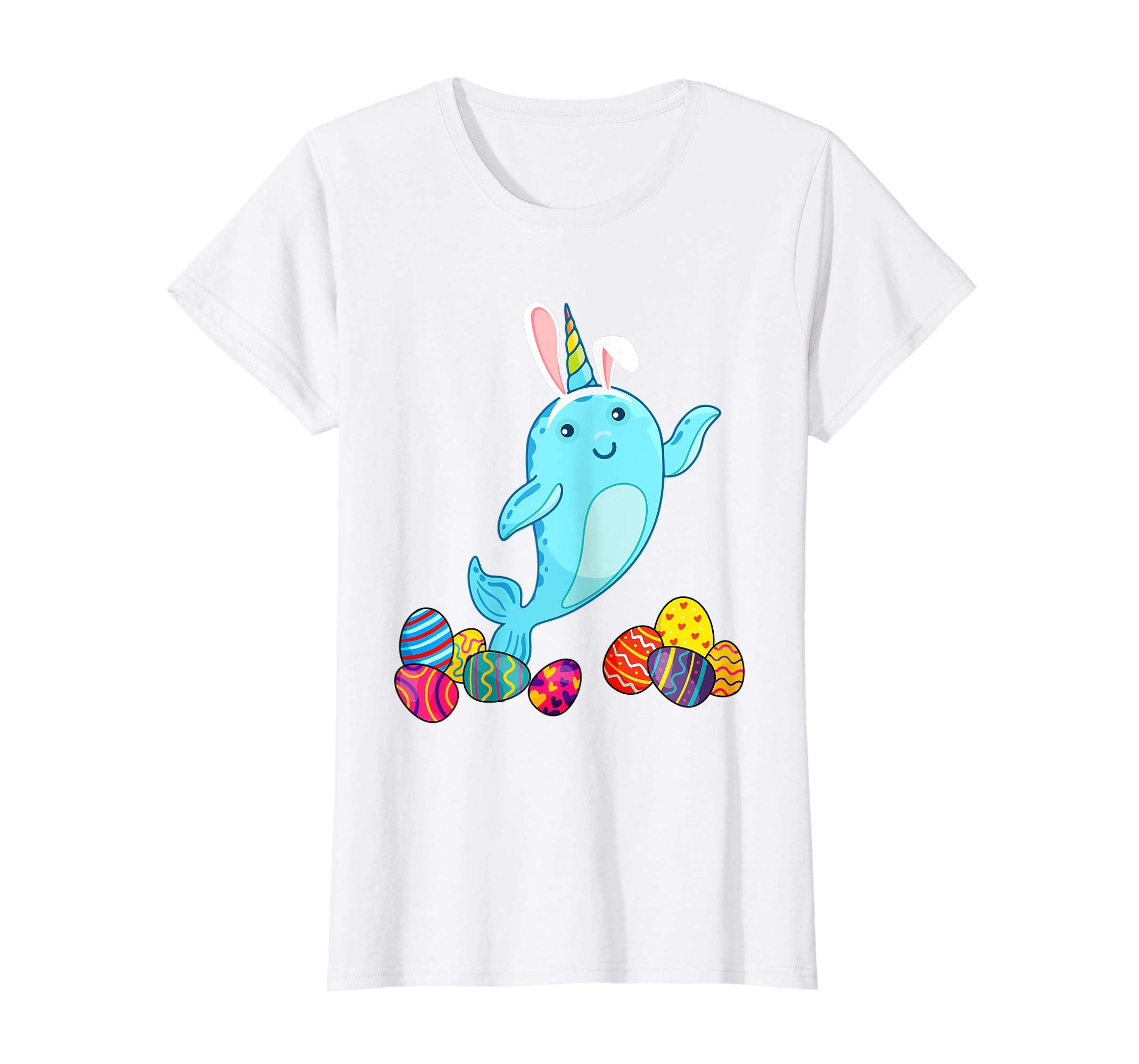 Narwhals Bunny Ear With Egg Easter Easter Day Shirt