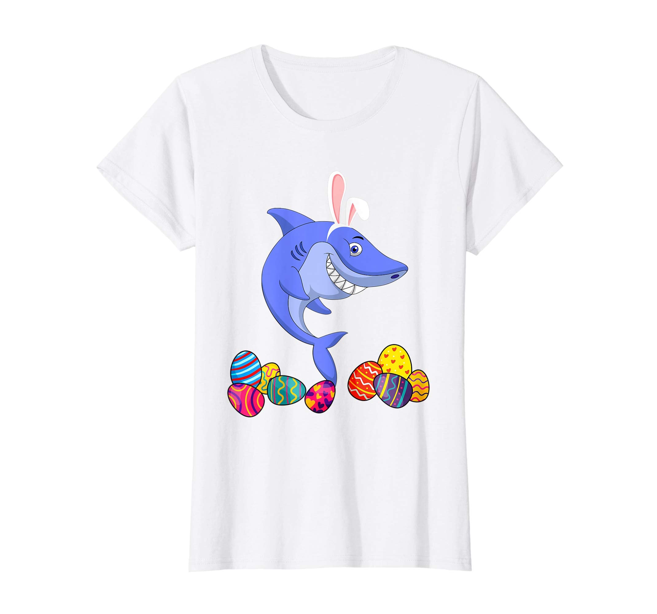 Shark Bunny Ear With Egg Easter Easter Day Shirt