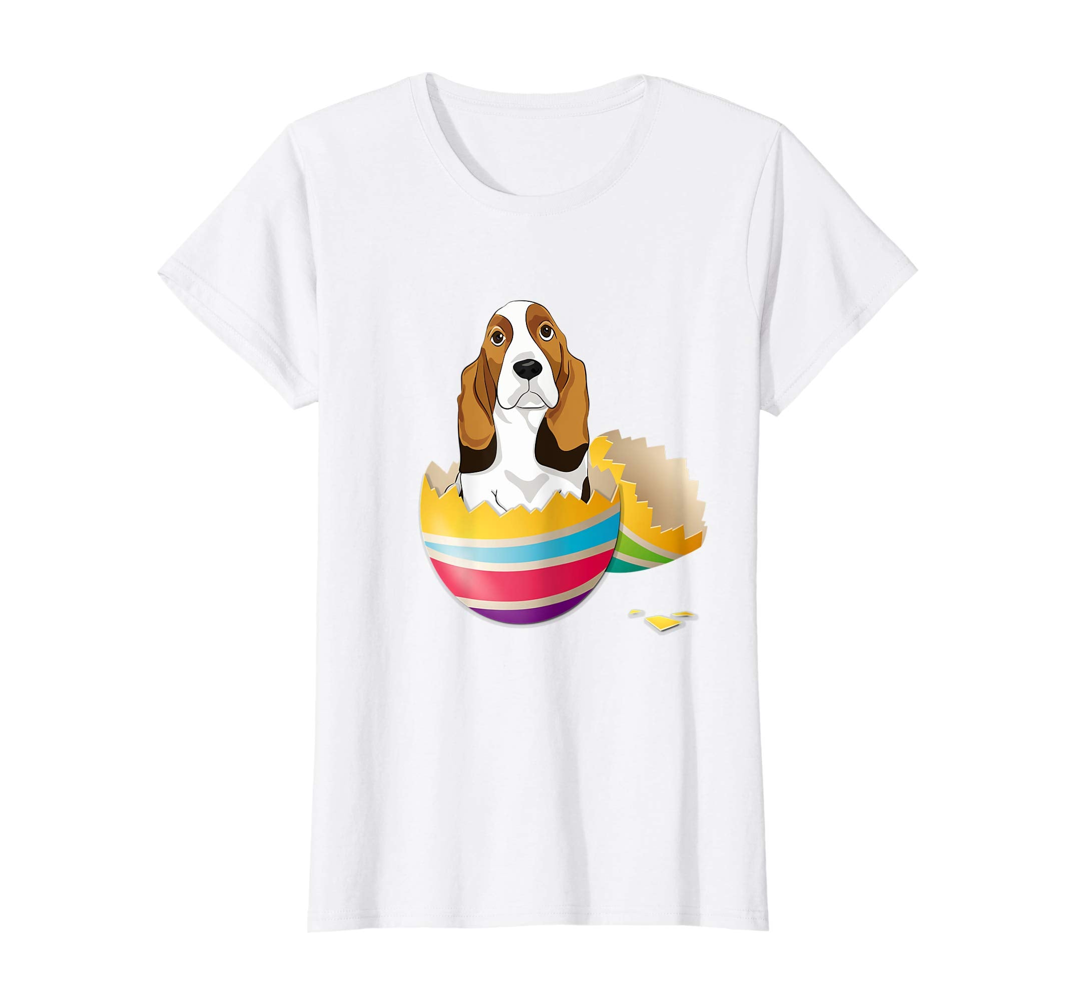 Basset Hound Hatching From Easter Egg Easter Day Shirt
