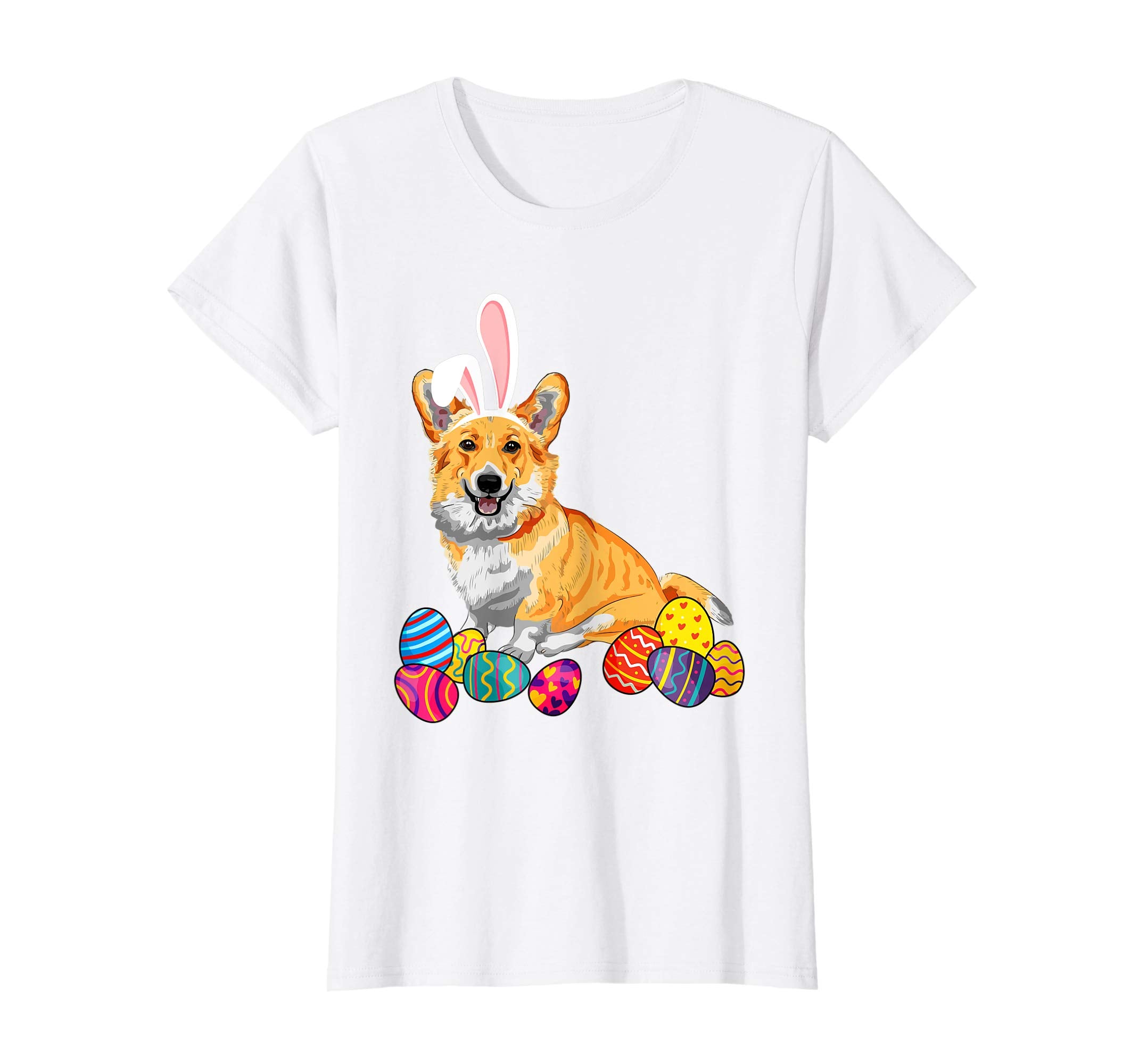 Corgi Bunny Ear With Egg Easter Easter Day Shirt