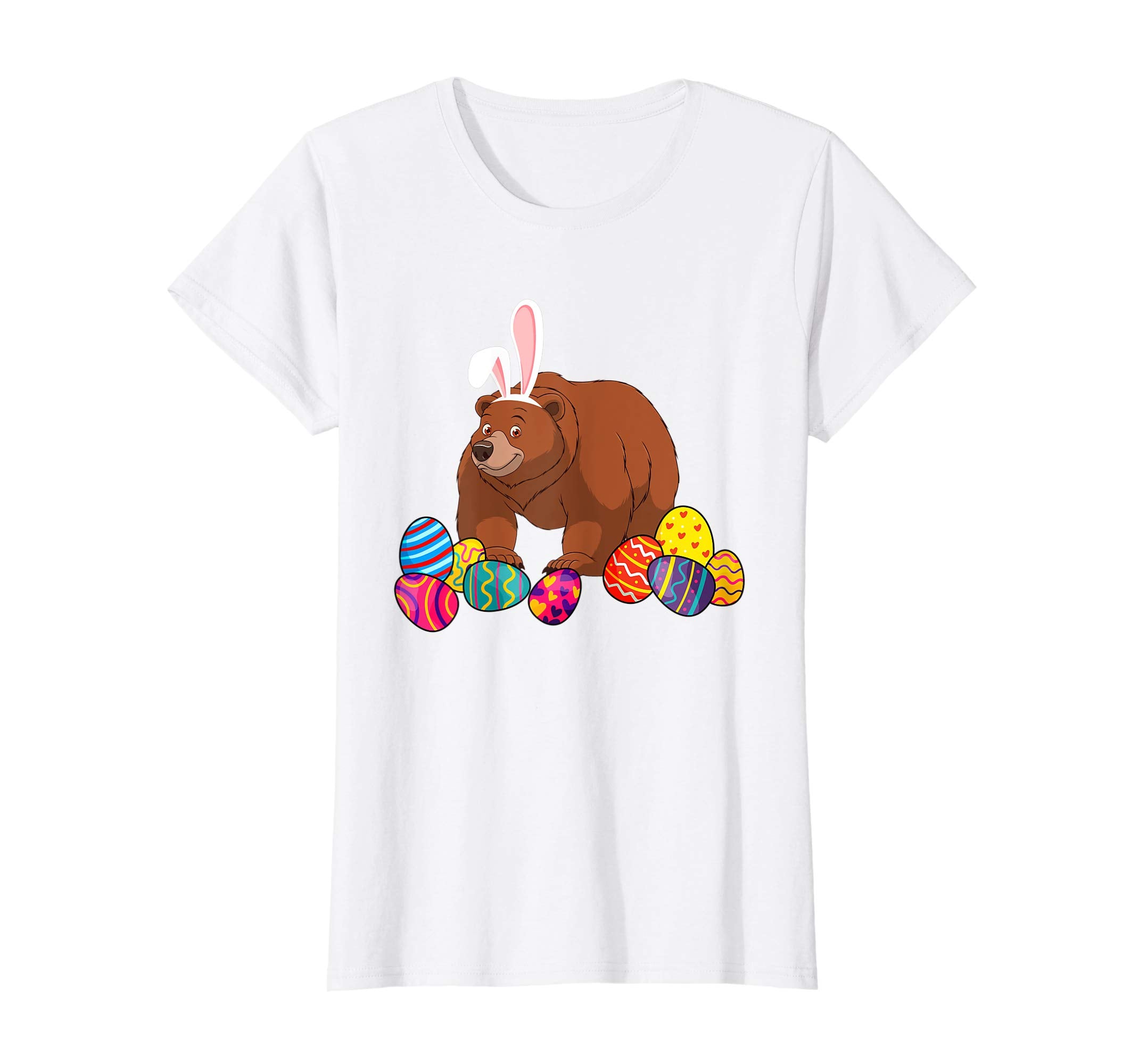 Bear Bunny Ear With Egg Easter Easter Day Shirt