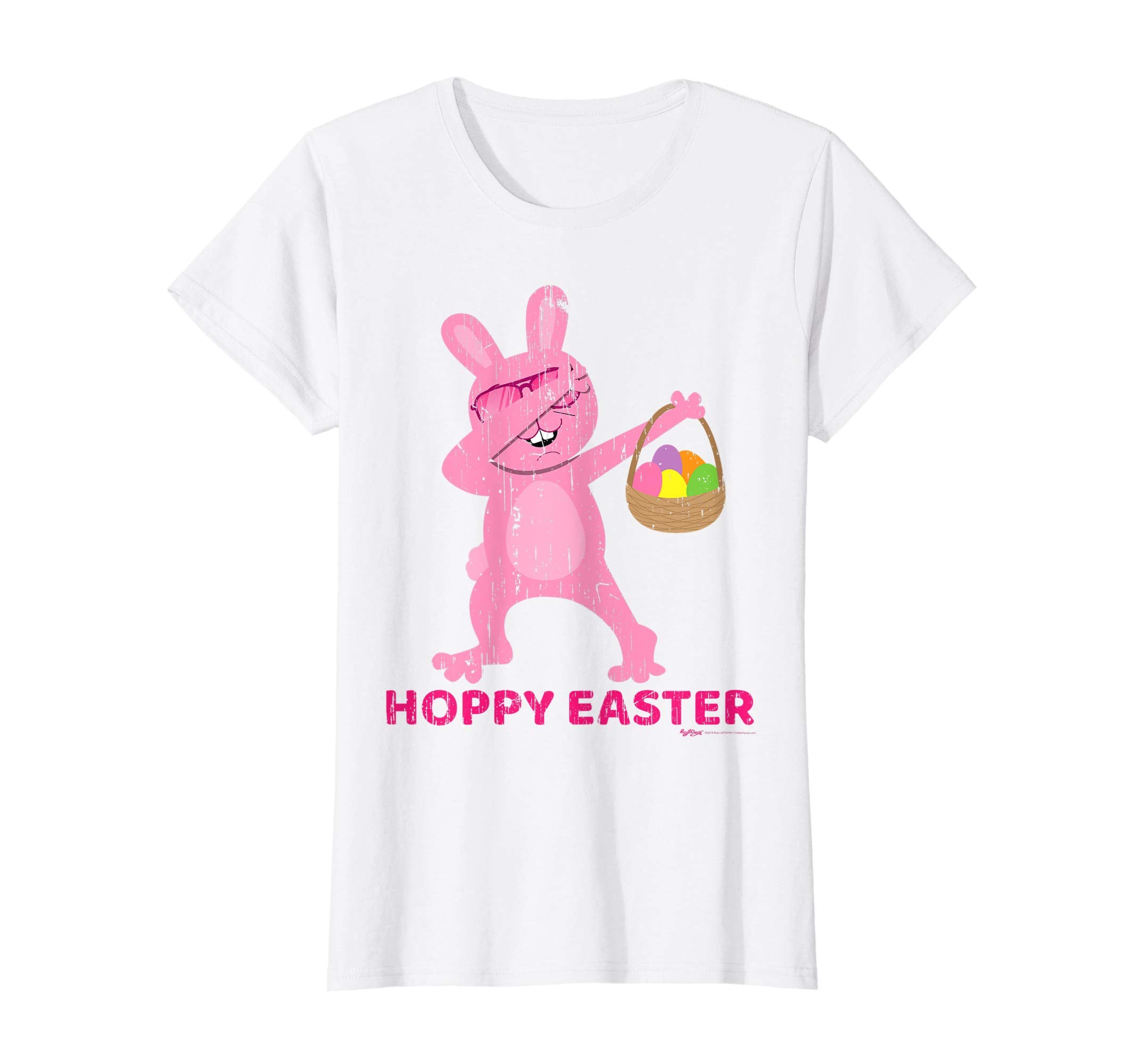 Vintage Hoppy Easter Bunny Dab Dance T Shirt