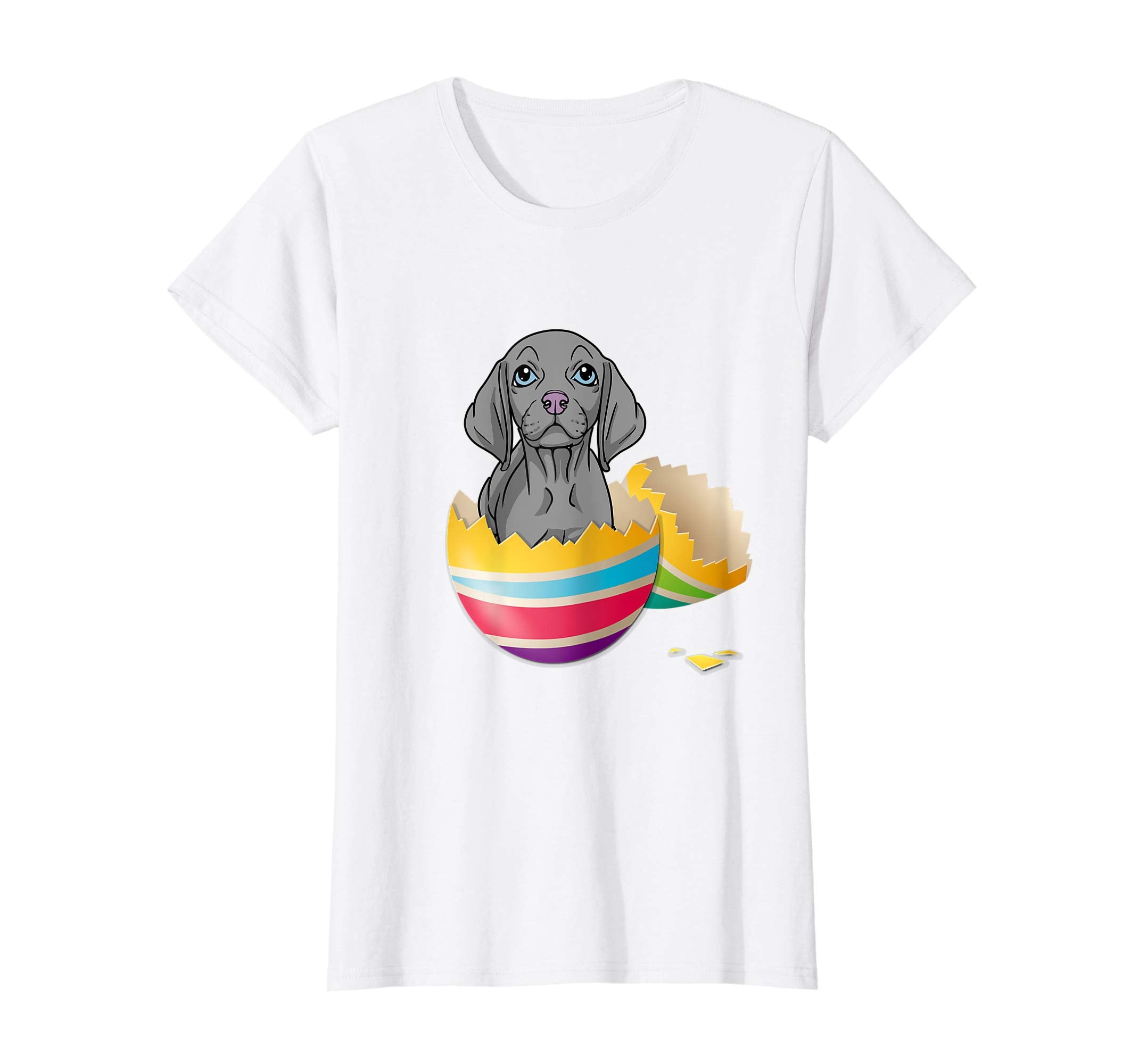Weimaraner Hatching From Easter Egg Easter Day Shirt