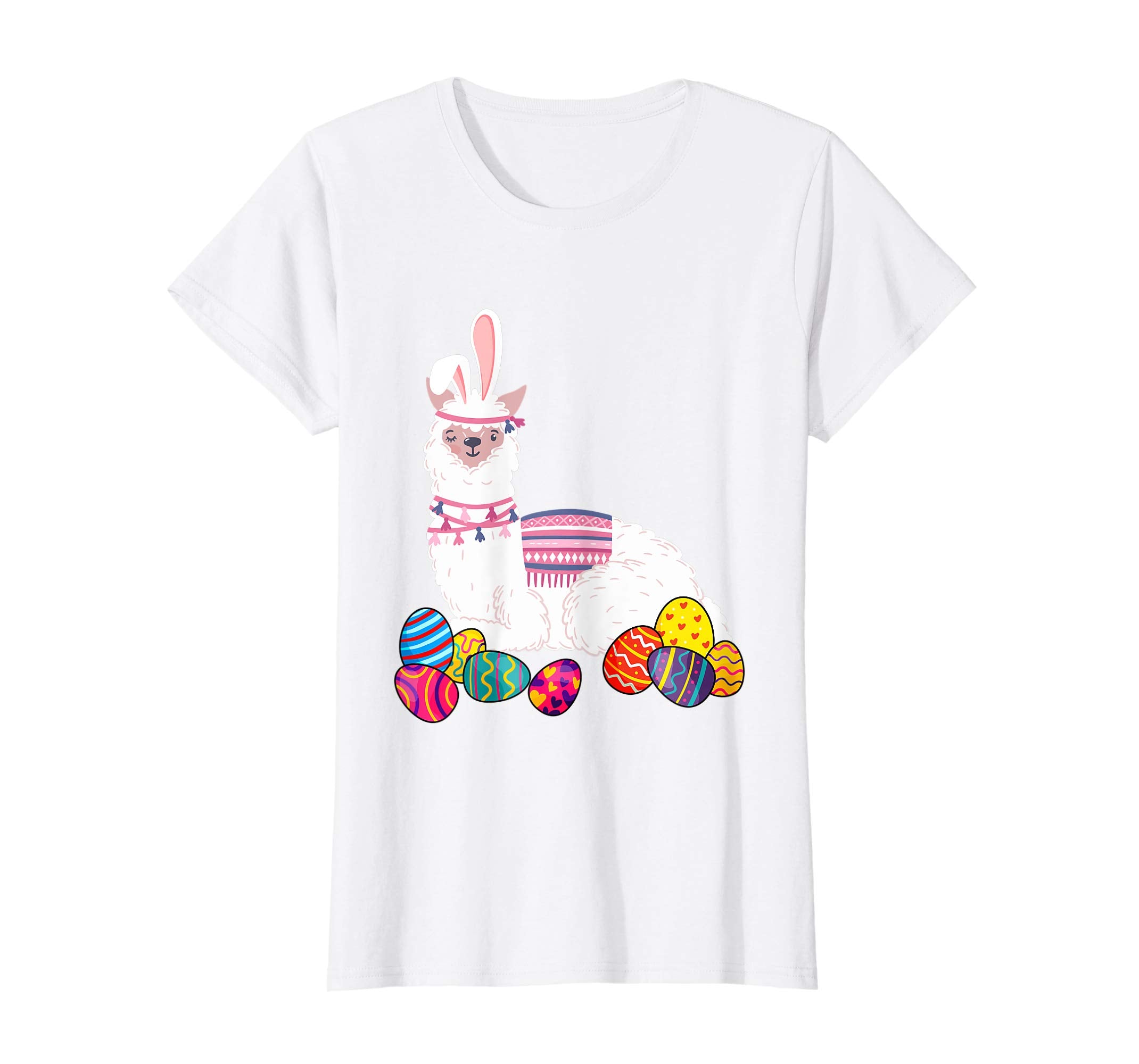 Llama Bunny Ear With Egg Easter Easter Day Shirt