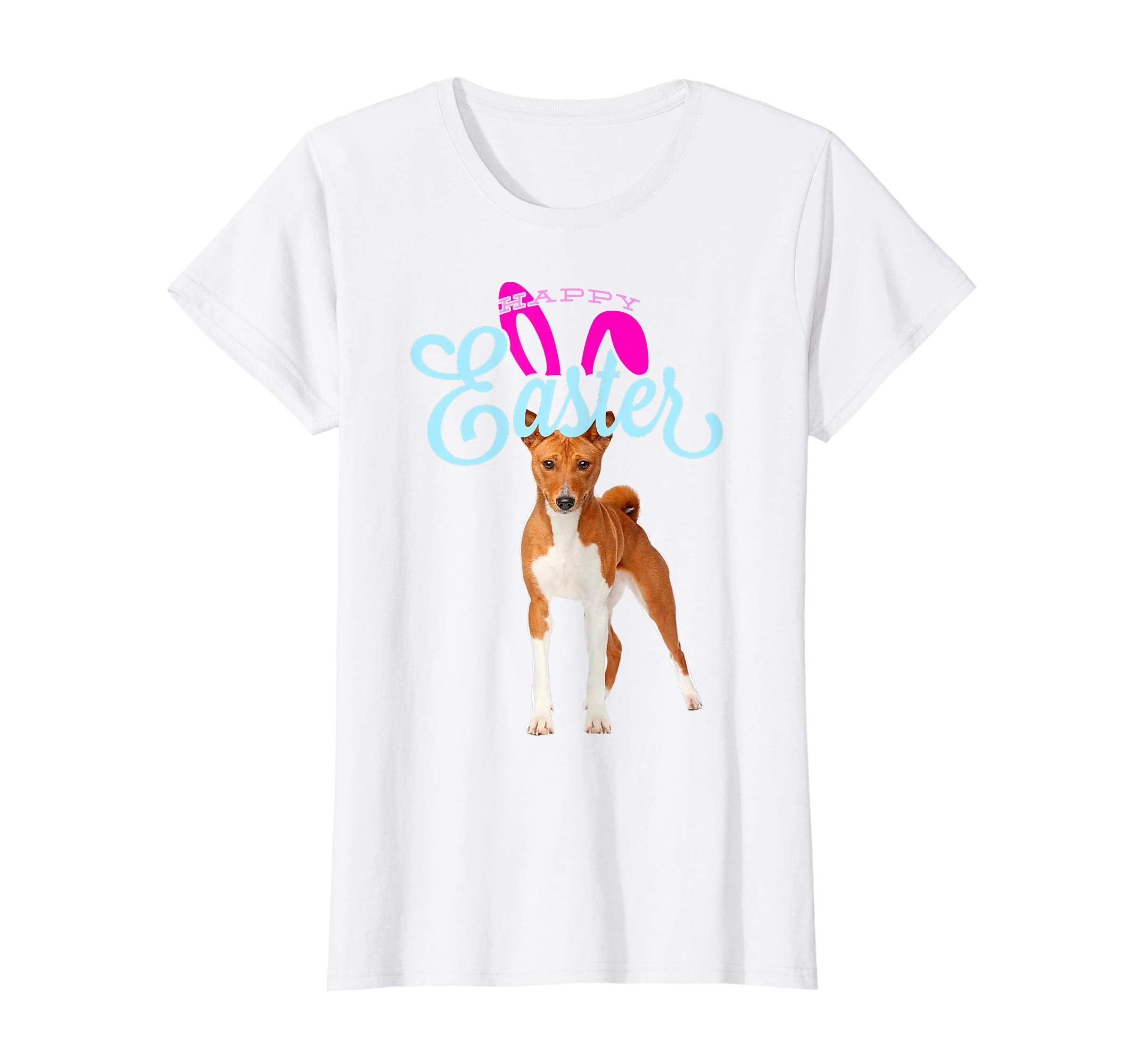 Easter Bunny Basenji Tshirt Dog Men Women Gift Easter Day