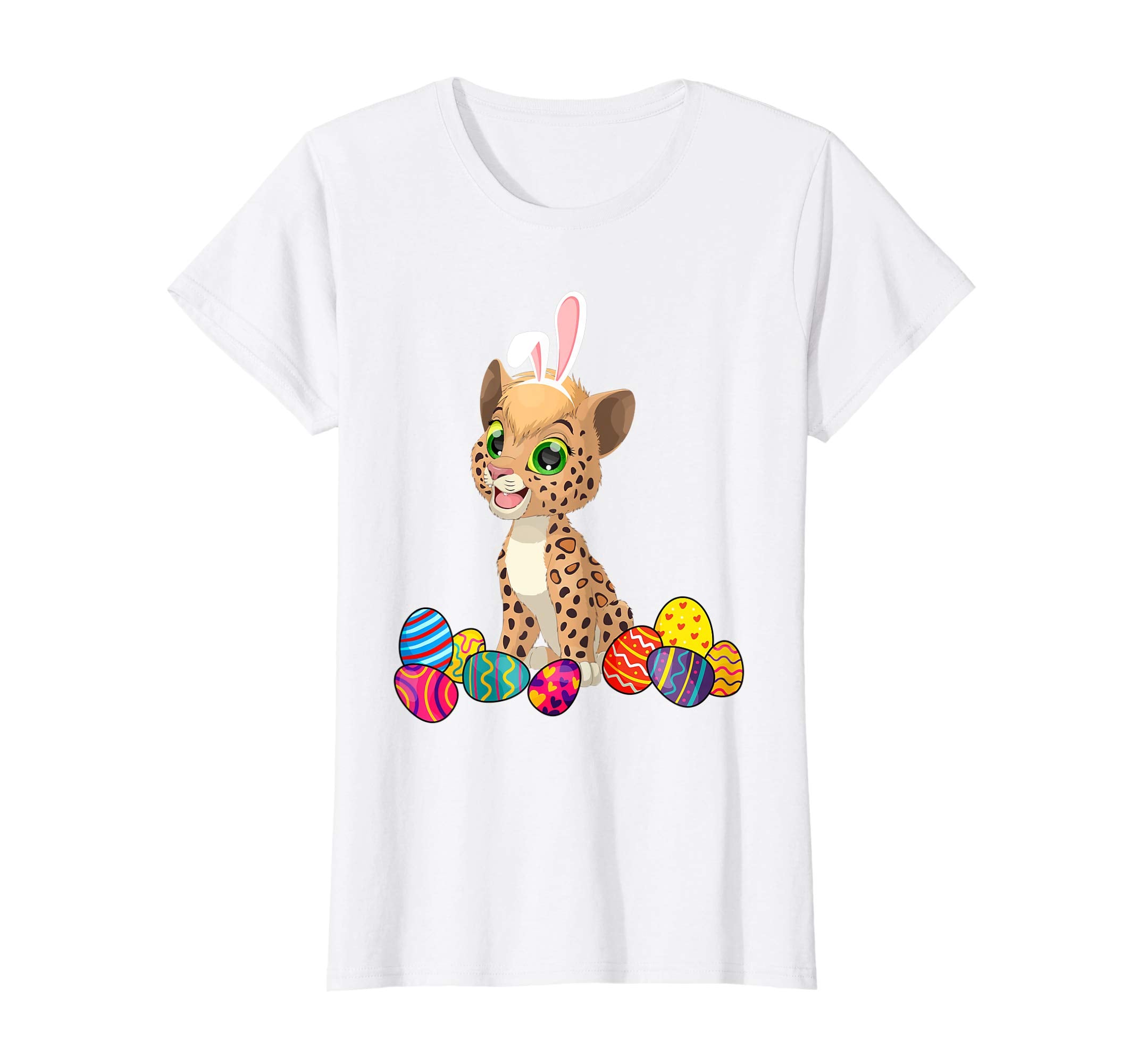 Leopard Bunny Ear With Egg Easter Easter Day Shirt