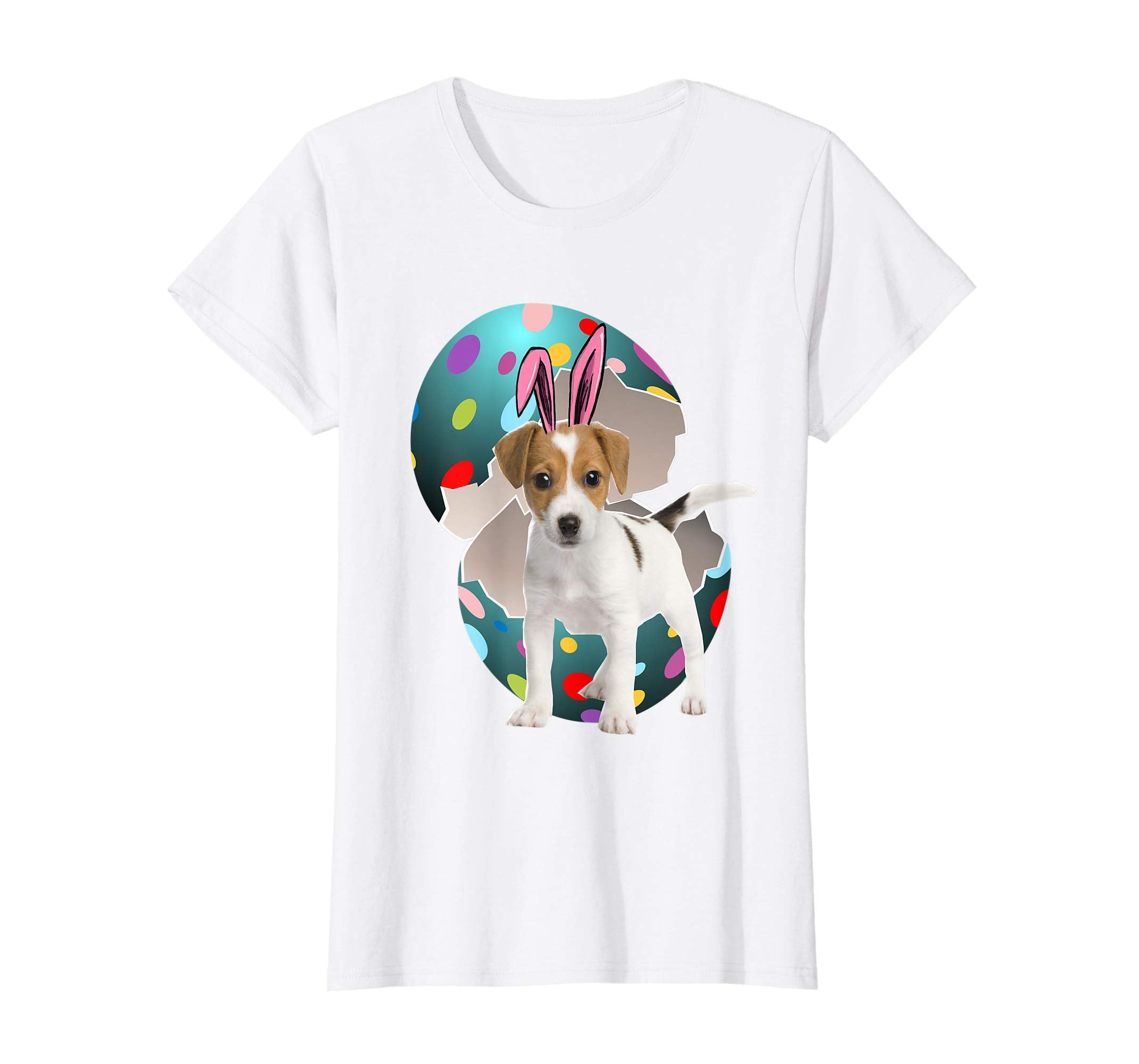 Jack Russell Terrier Dad Mom Easter Day Gift T shirt