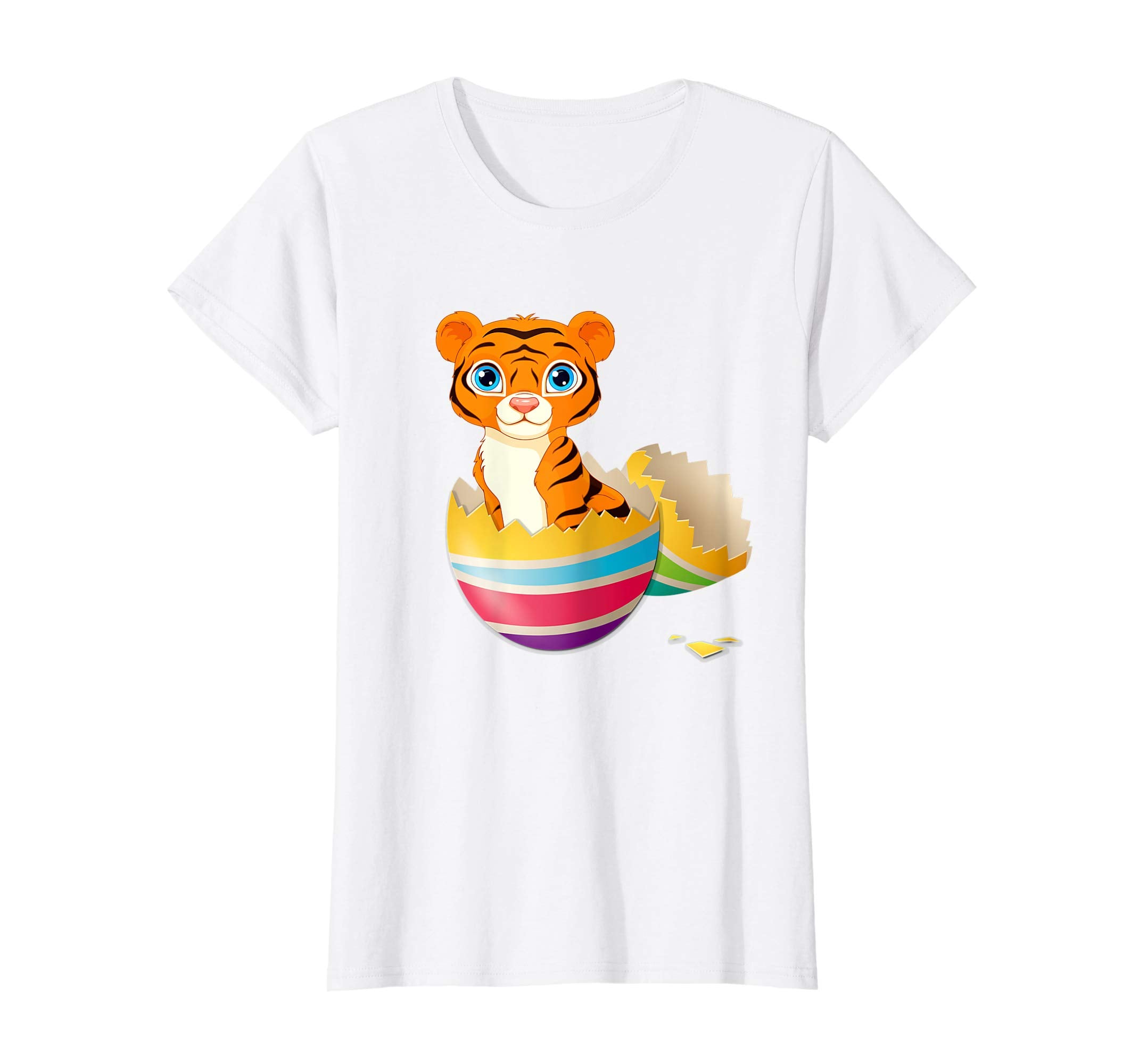 Baby Tiger Hatching From Easter Egg Easter Day Shirt