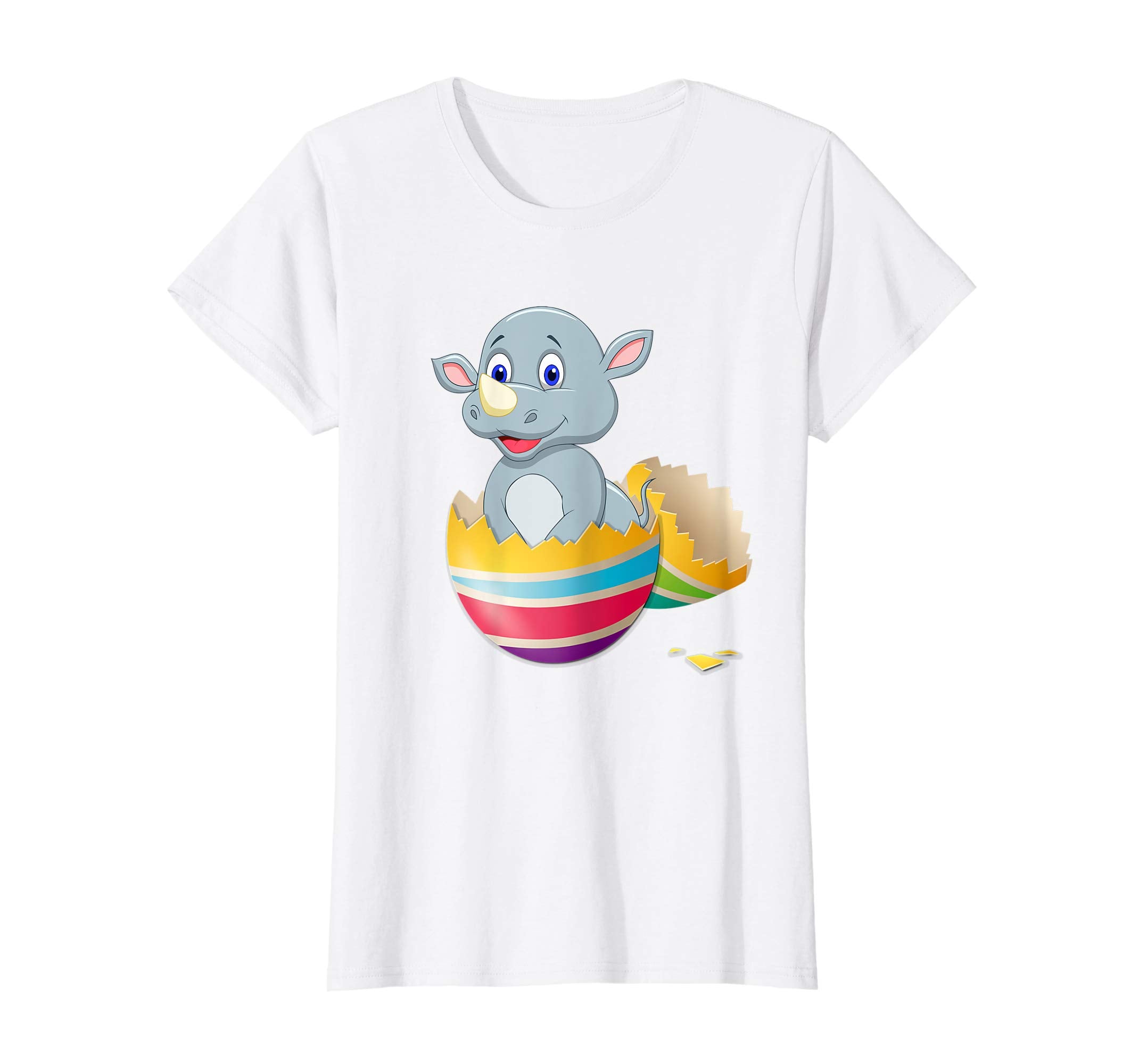 Baby Rhino Hatching From Easter Egg Easter Day Shirt